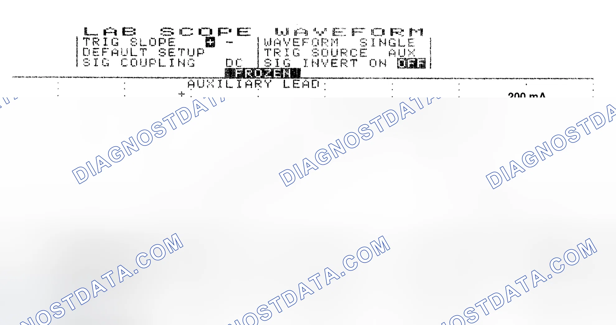 Scheme 13: Single Injector w/Normal Current Flow - Current Pattern