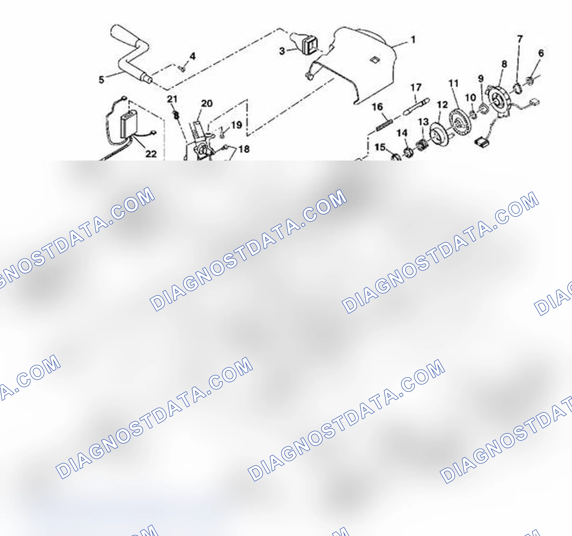 Scheme 5: Steering Column Disassembled View (Column Shift Sphere Joint)