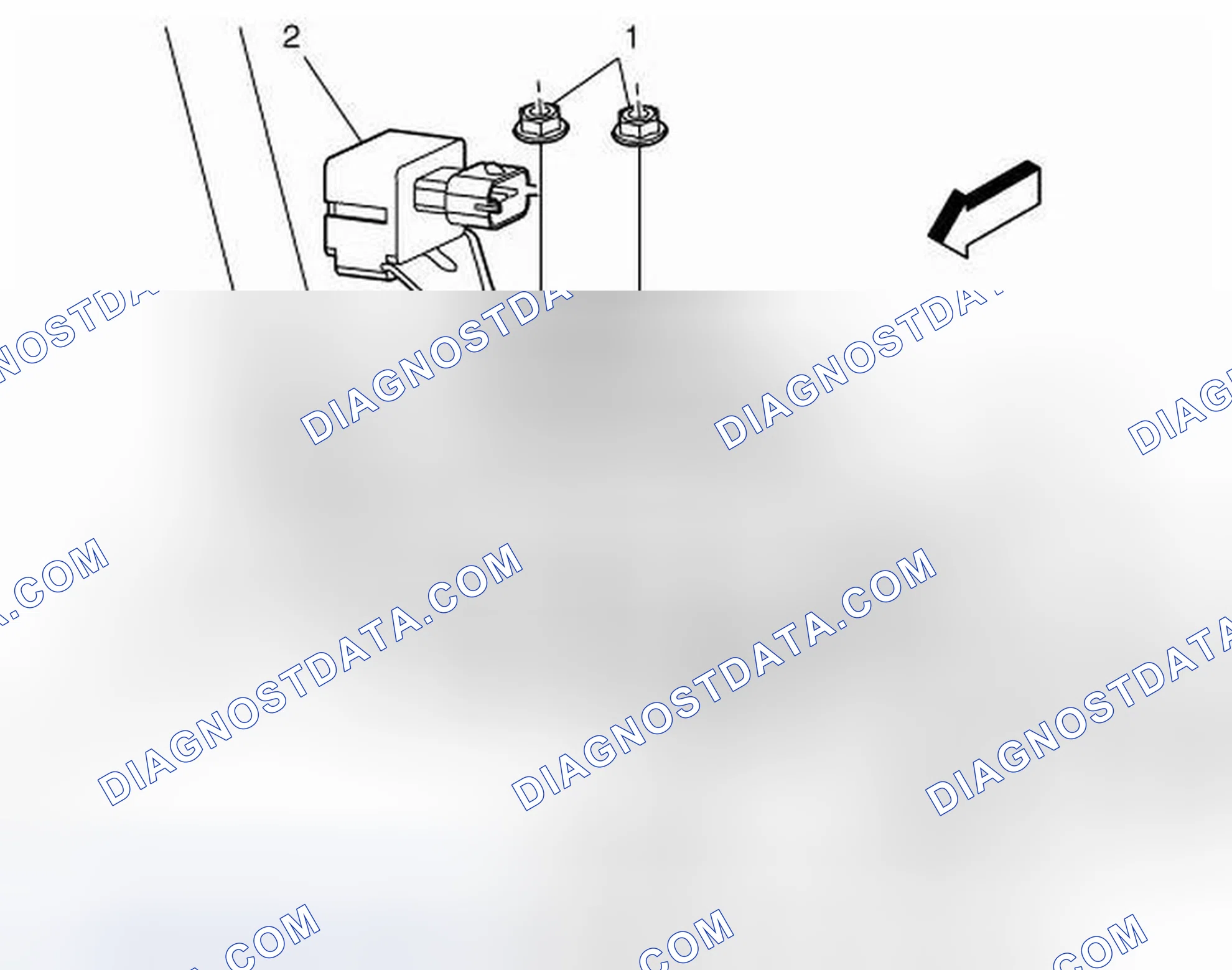 Scheme 2: Electronic Suspension Front Vertical Accelerometer Replacement - Upper