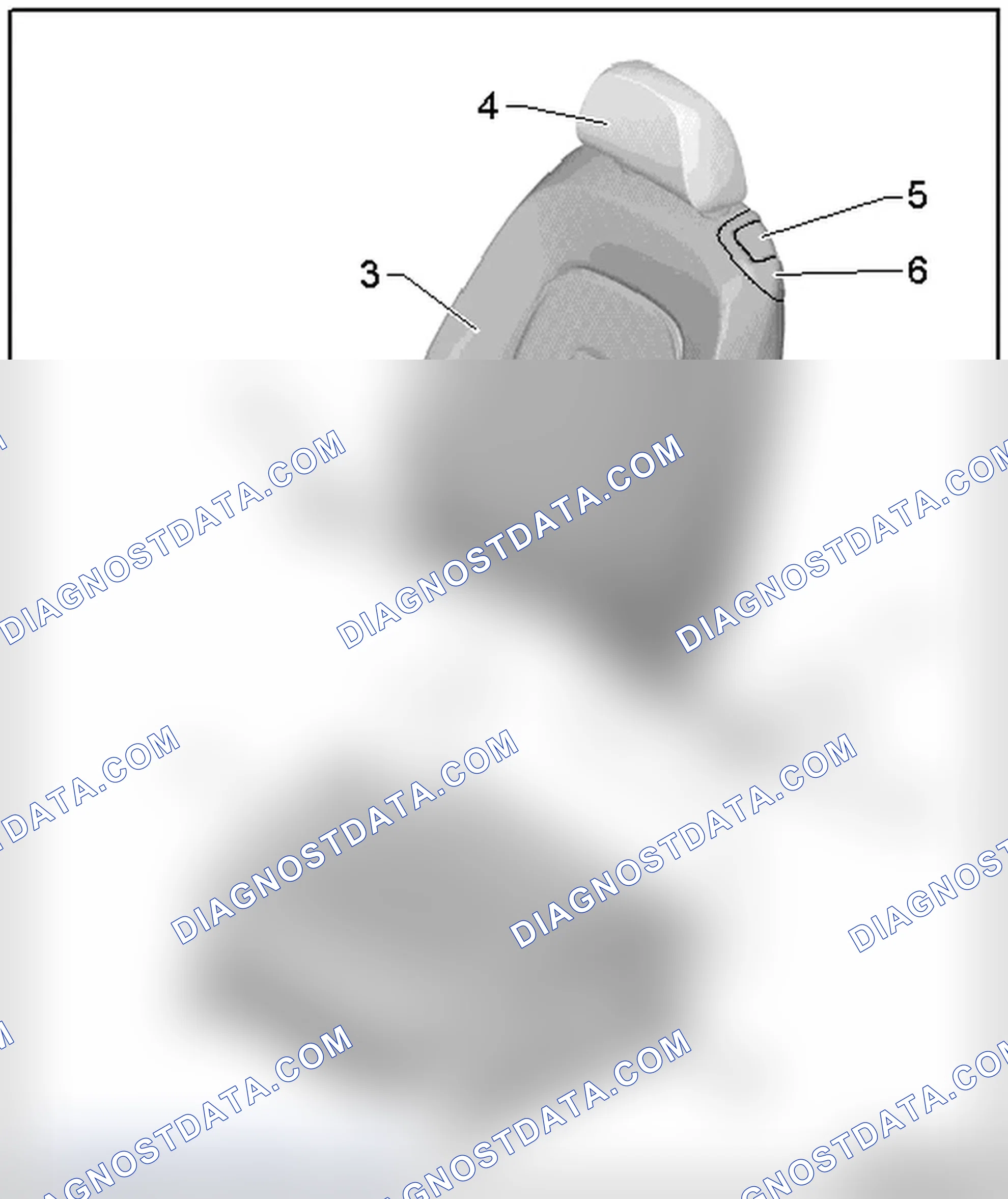 Scheme 89: FRONT BACKREST OVERVIEW