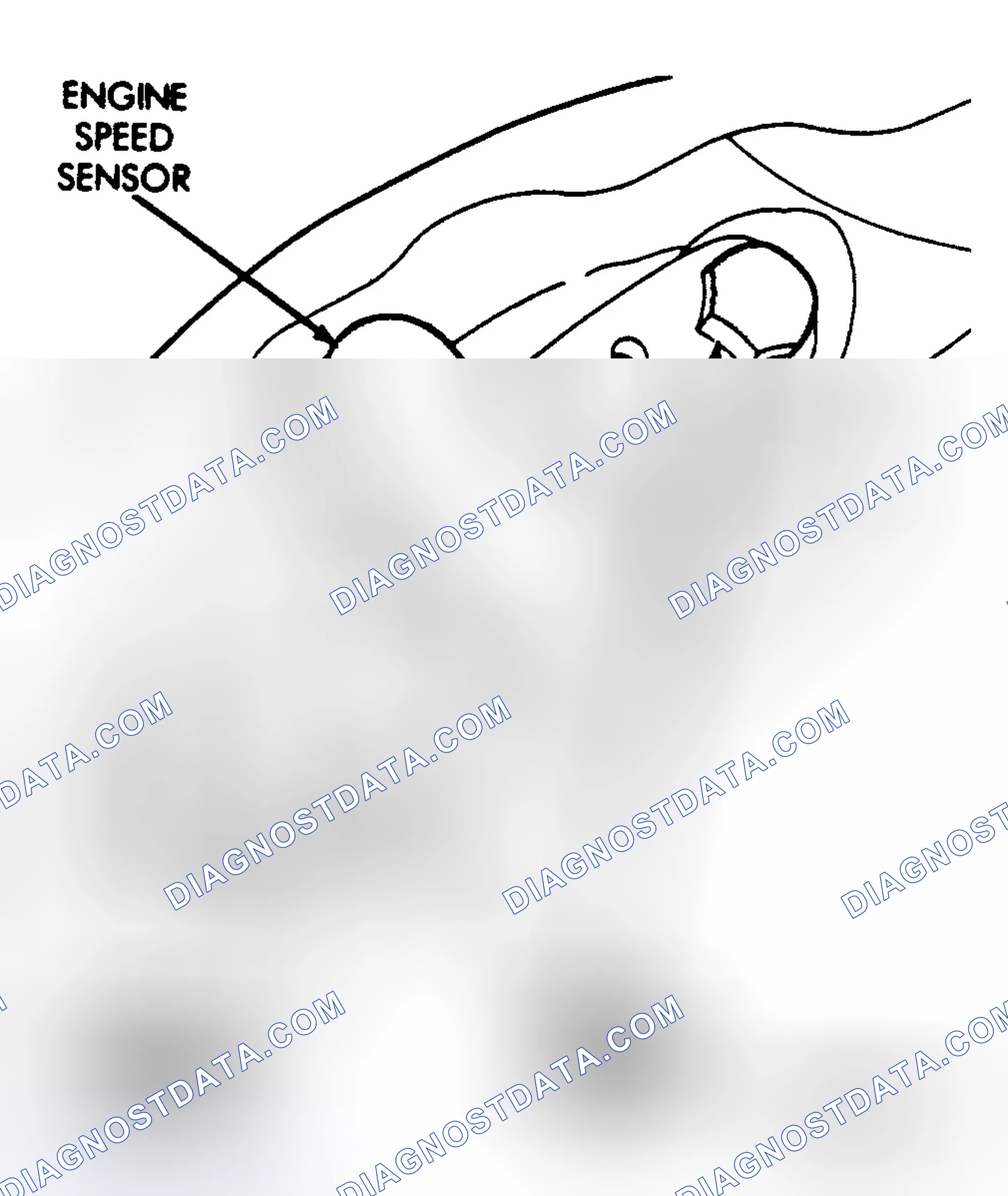 Scheme 249: ENGINE SPEED SENSOR (CRANKSHAFT POSITION SENSOR - CPS)