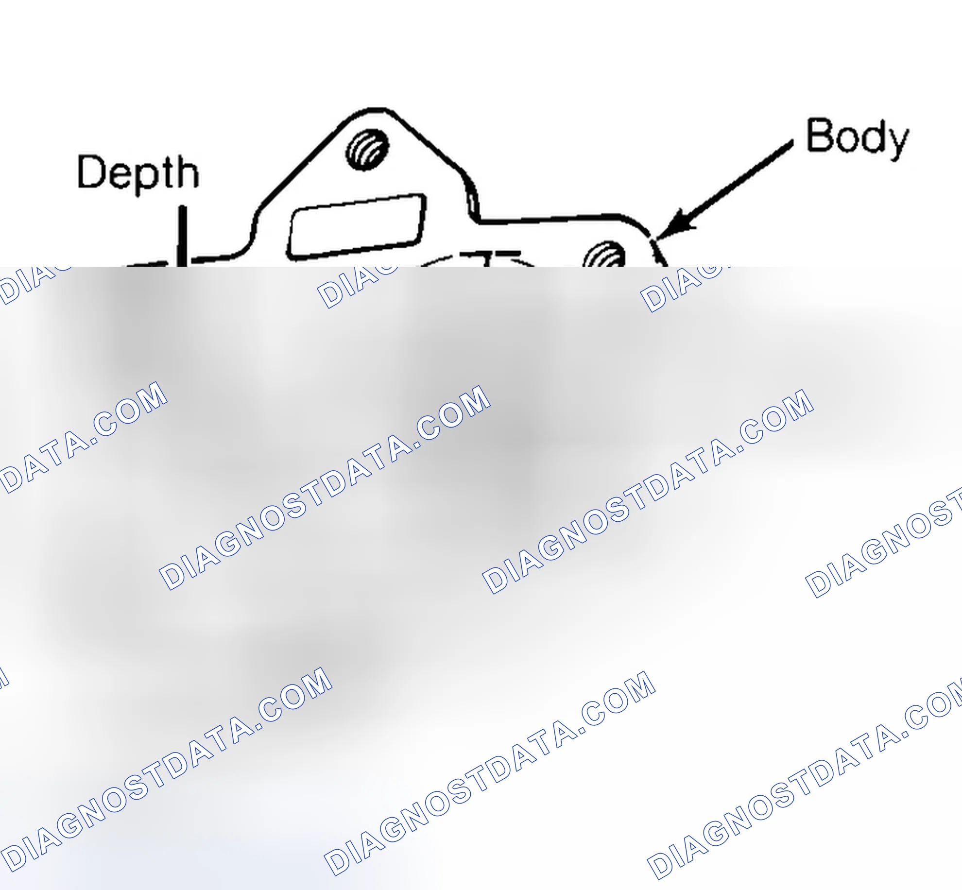 Scheme 35: Measuring Oil Pump Gear Cavity