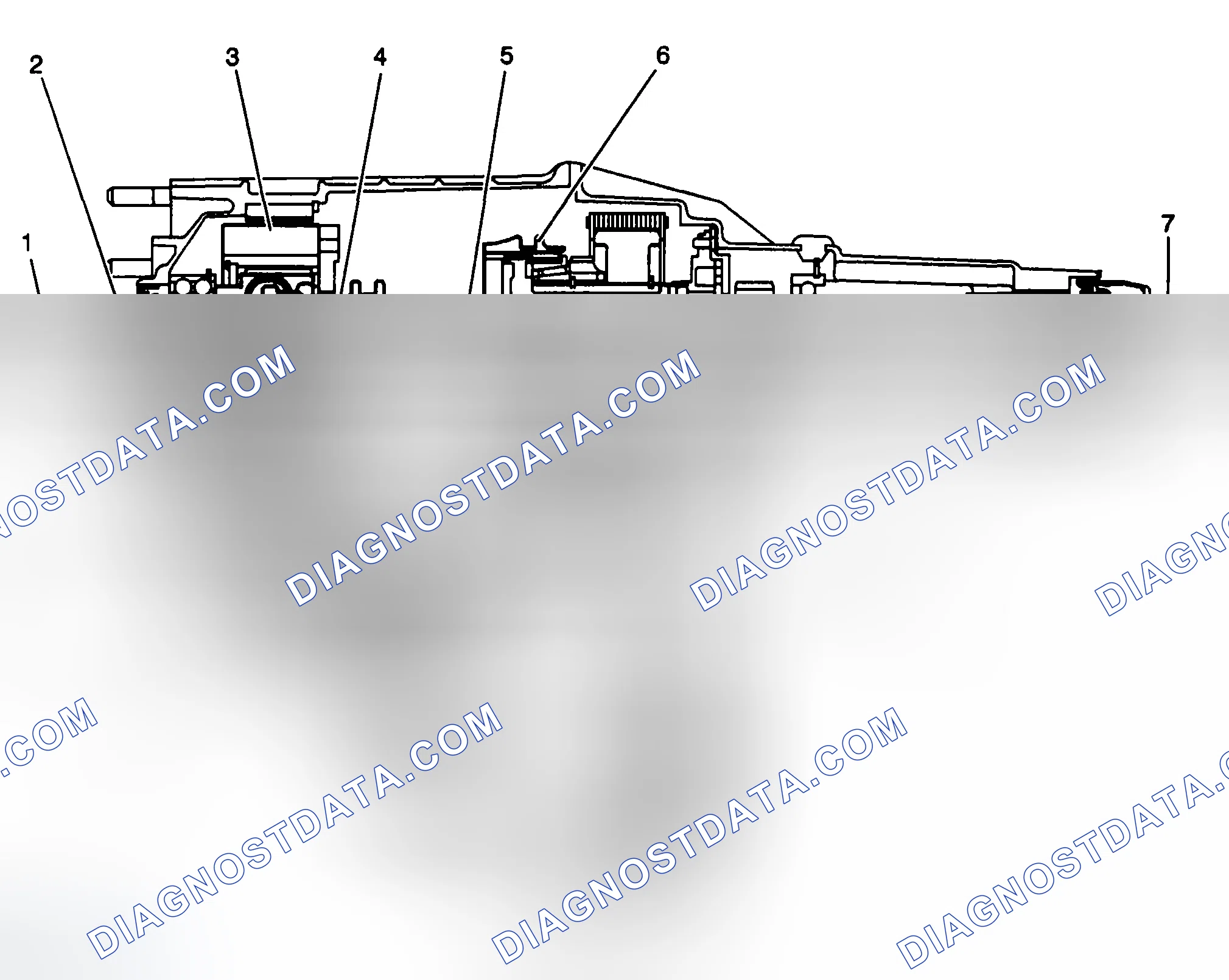 Scheme 739: 2WD Mode Power Flow