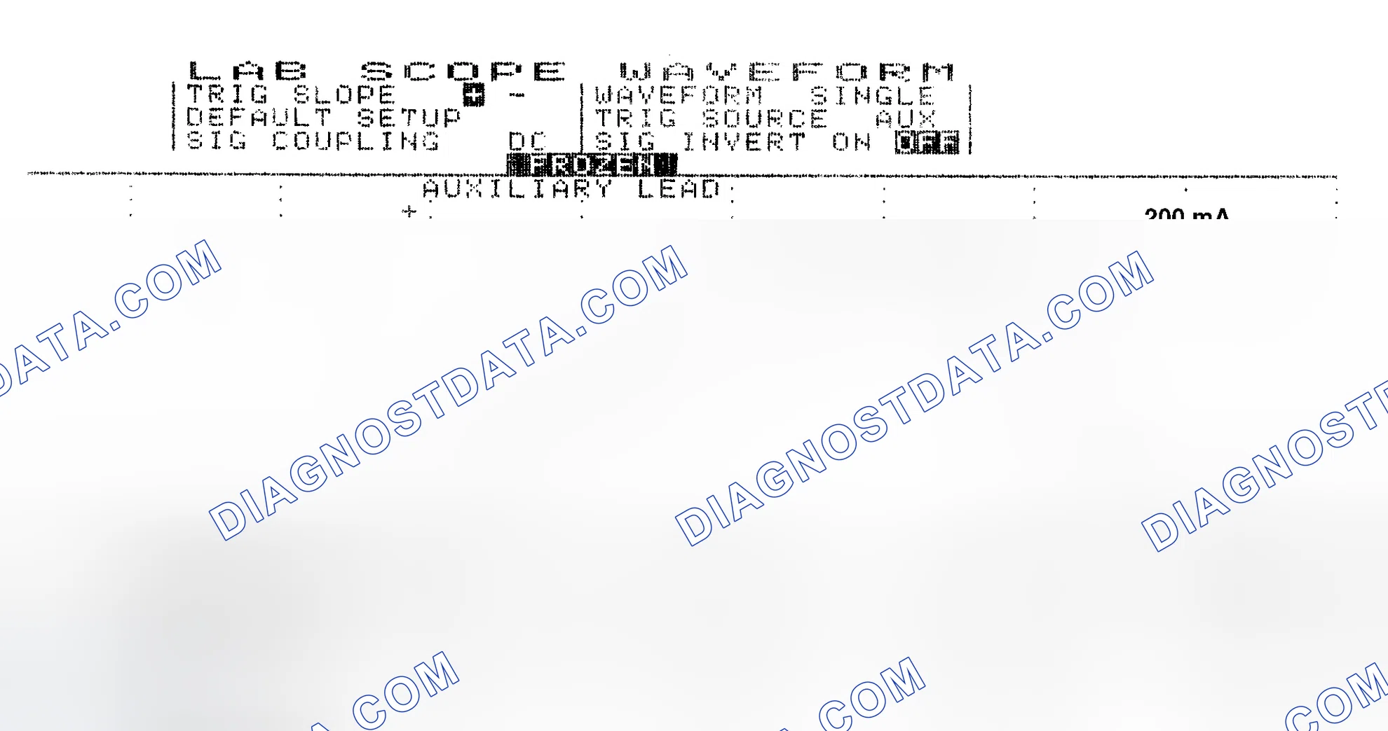 Scheme 13: Single Injector w/Normal Current Flow - Current Pattern