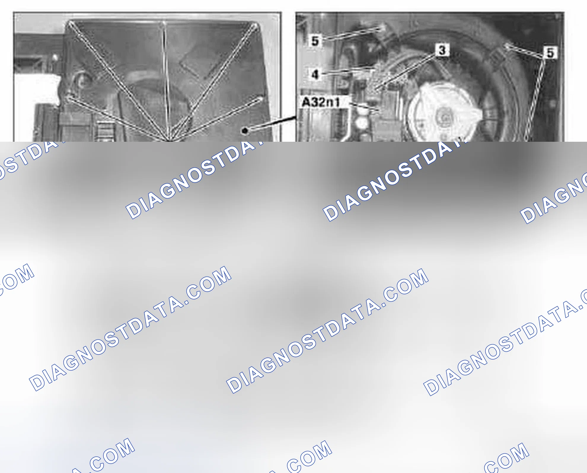 Scheme 9: Identifying Blower (A32m1) Location - Model 220