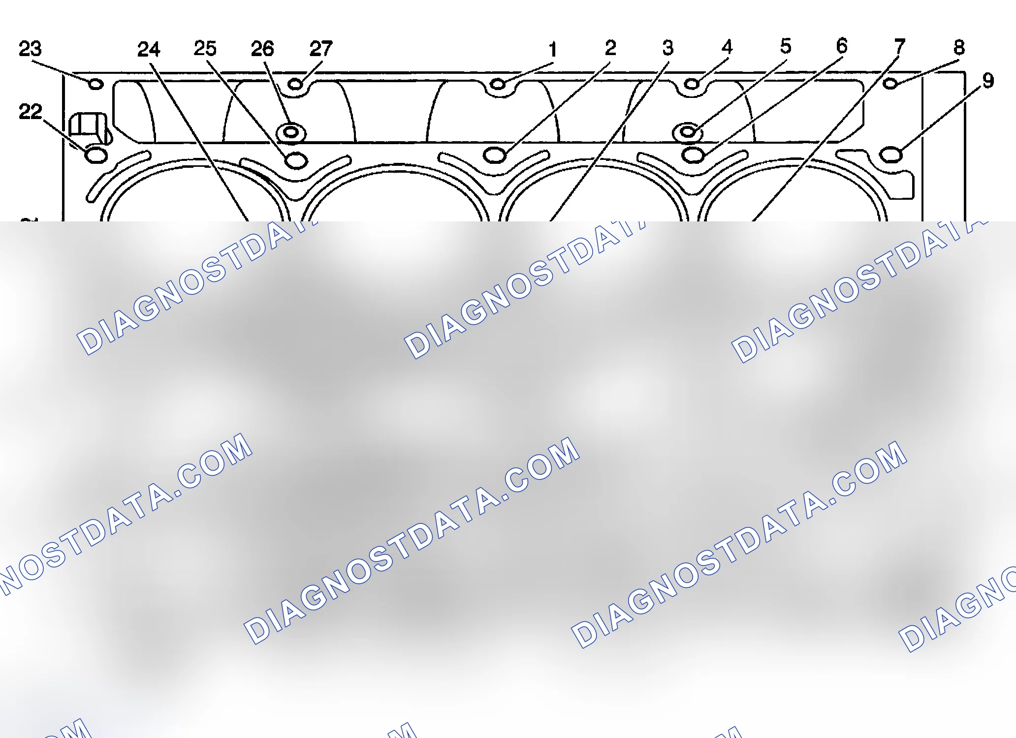 Scheme 737: Engine Block-Left Side View