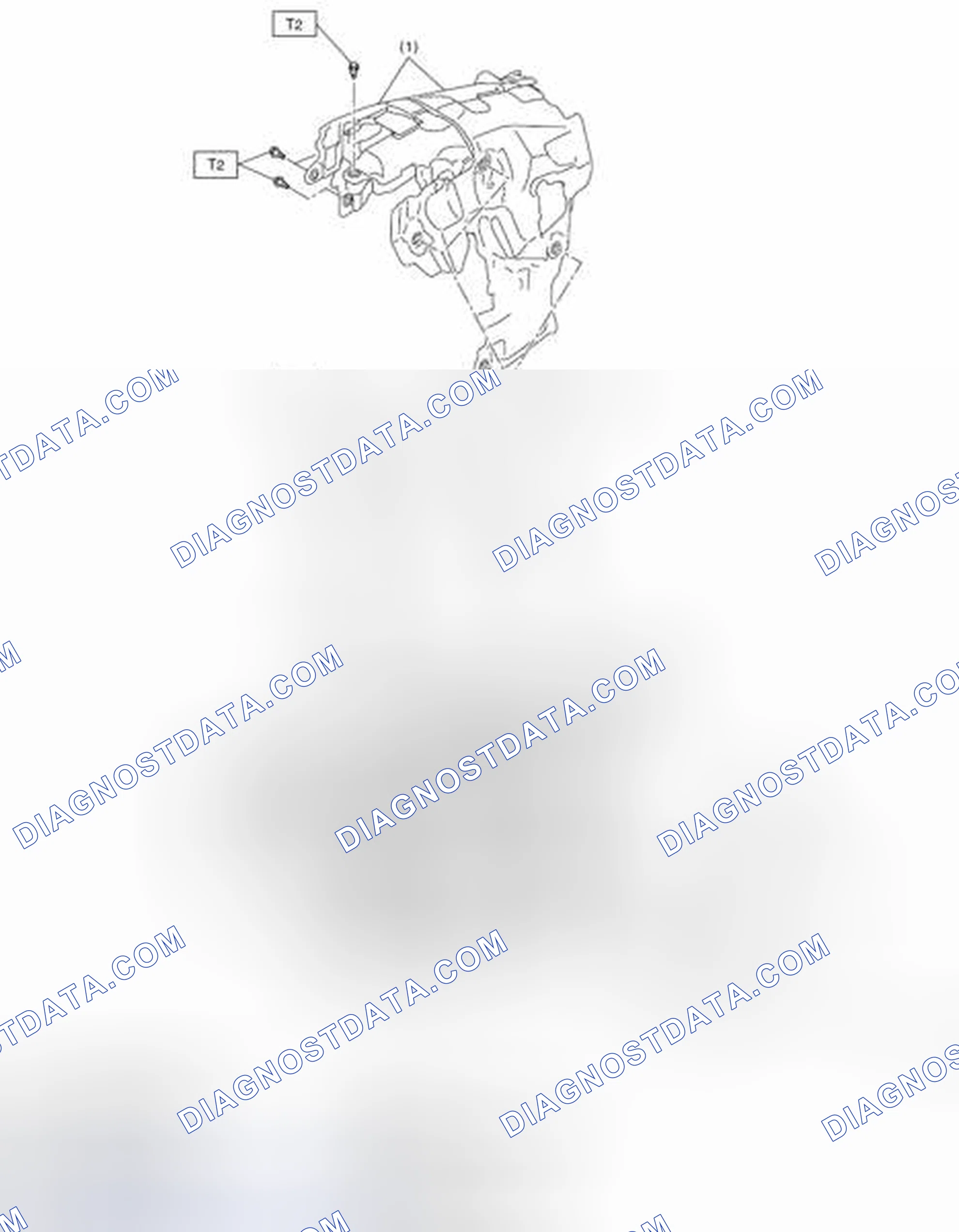 Scheme 585: TRANSMISSION HARNESS AND SENSOR