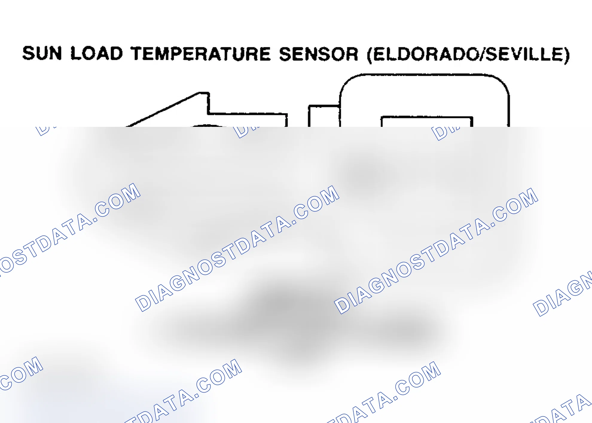 Scheme 232: SUN LOAD TEMPERATURE SENSOR (ELDORADO/SEVILLE)