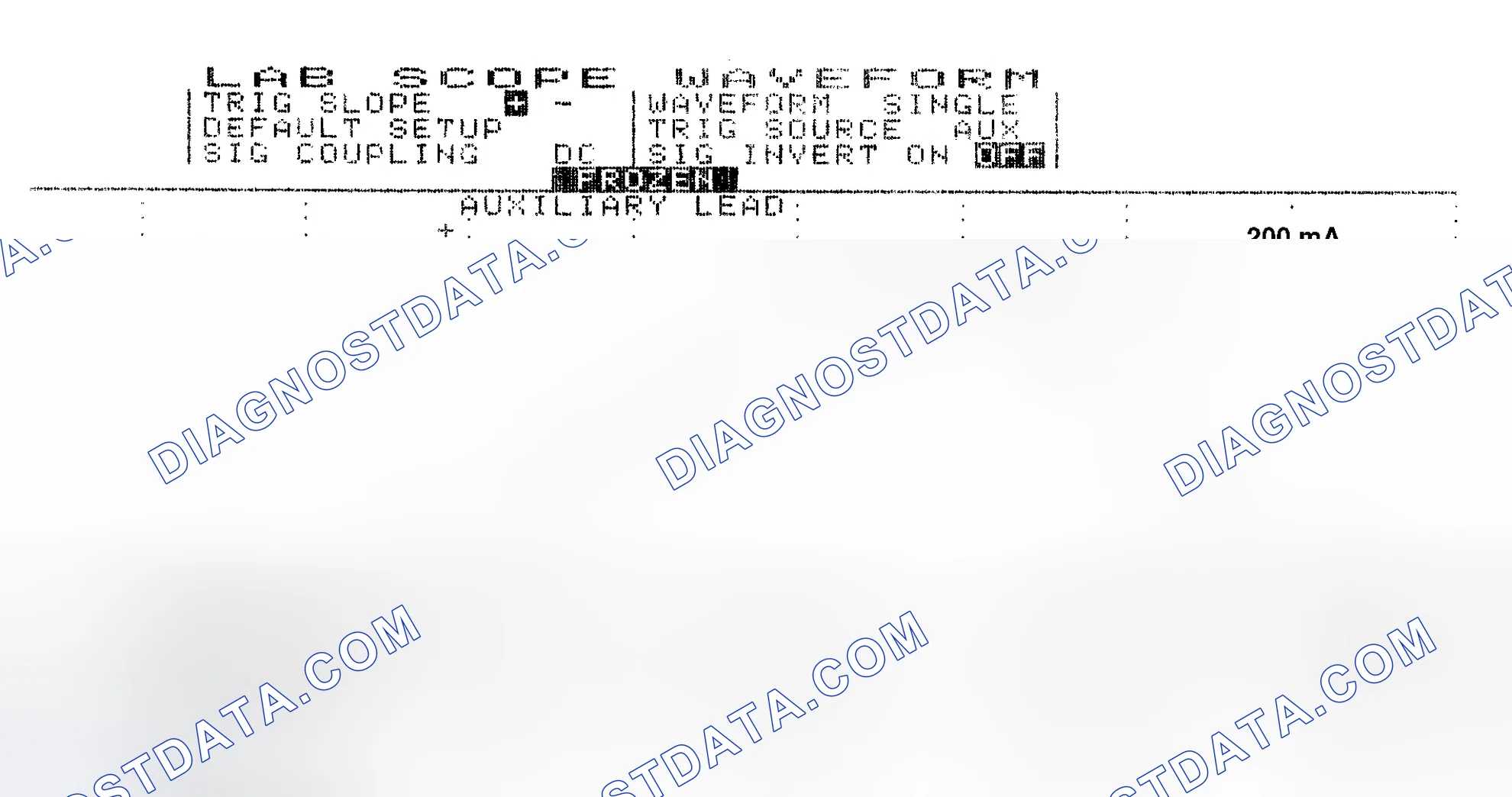 Scheme 13: Single Injector w/Normal Current Flow - Current Pattern