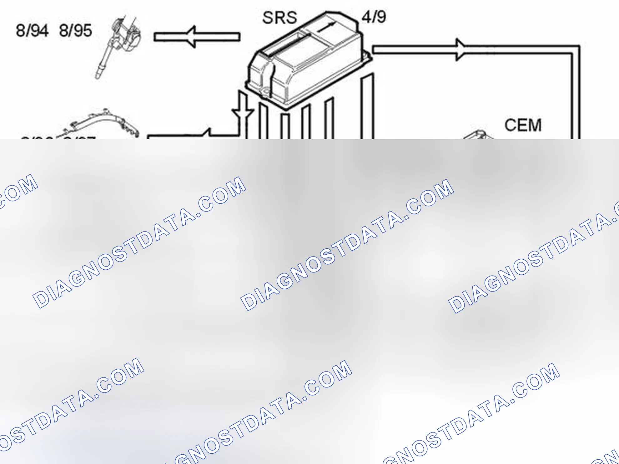 Scheme 102: ROLL OVER PROTECTION (XC90 ONLY)
