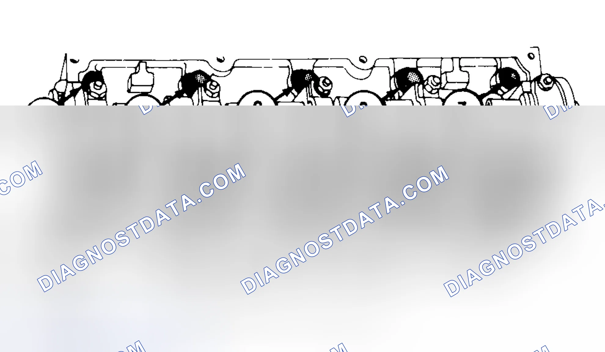 Scheme 7: Typical Cylinder Head Tightening or Loosening Sequence