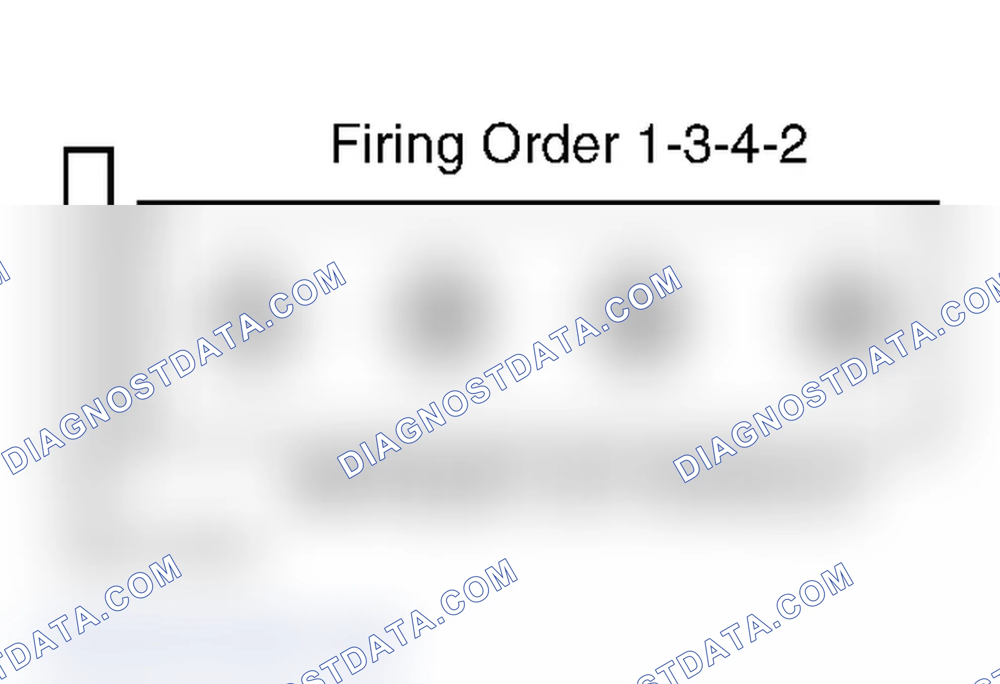 Scheme 2: Firing Order (1.3L, 1.8L, 1.9L, 2.2L & 2.4L)