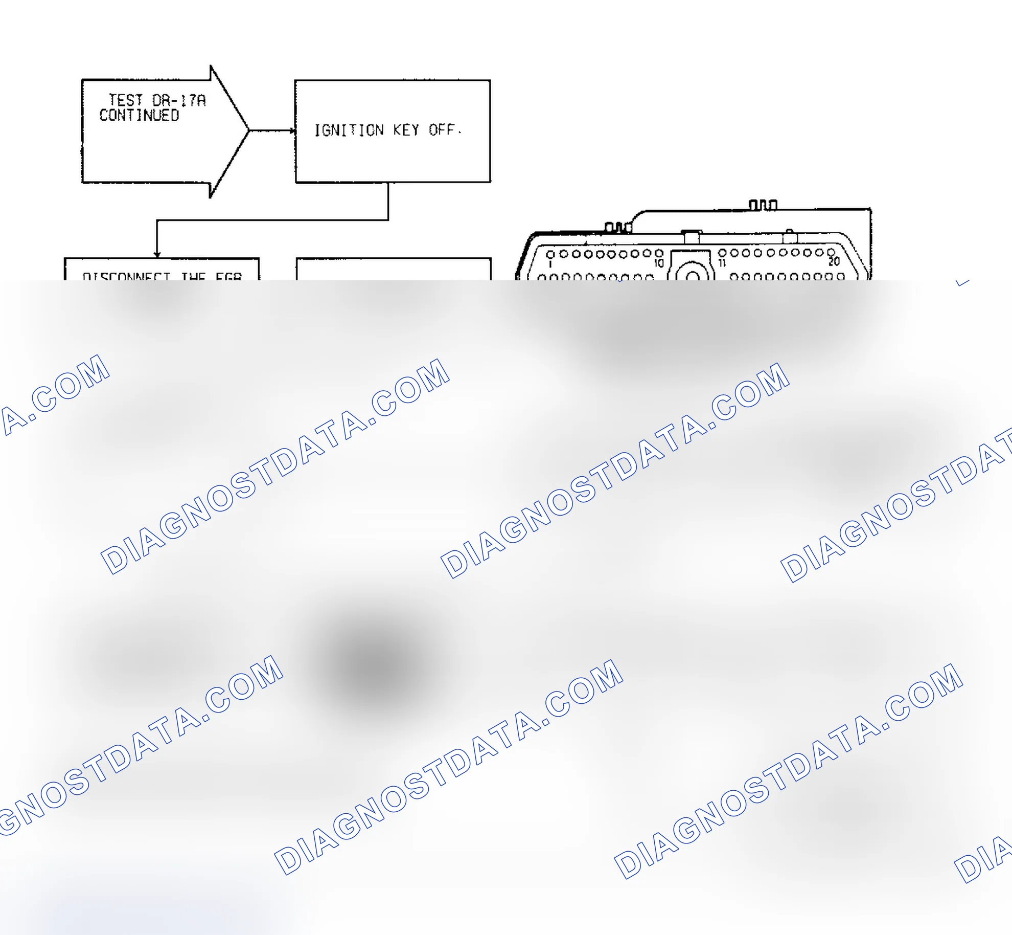 Scheme 114: Test DR-17A, Code 32: (3 of 3) EGR Solenoid Circuit