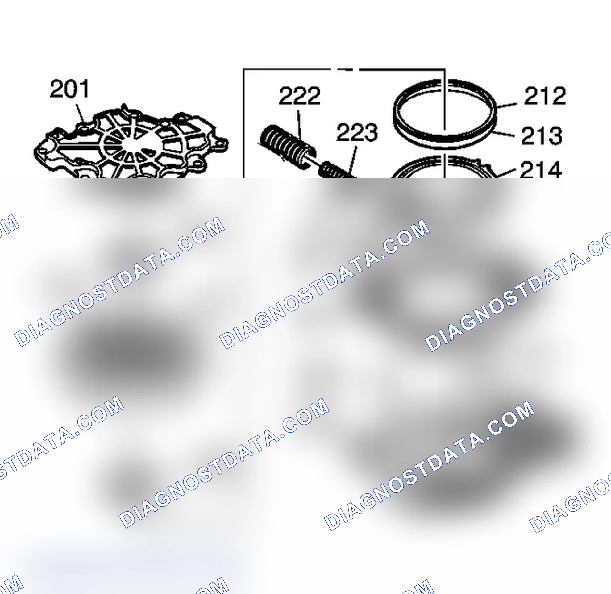 Scheme 223: Oil Pump Components Disassemble