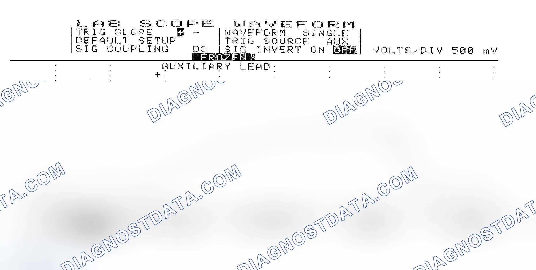 Scheme 14: Single Injector w/Excessive Current Flow - Current Pattern