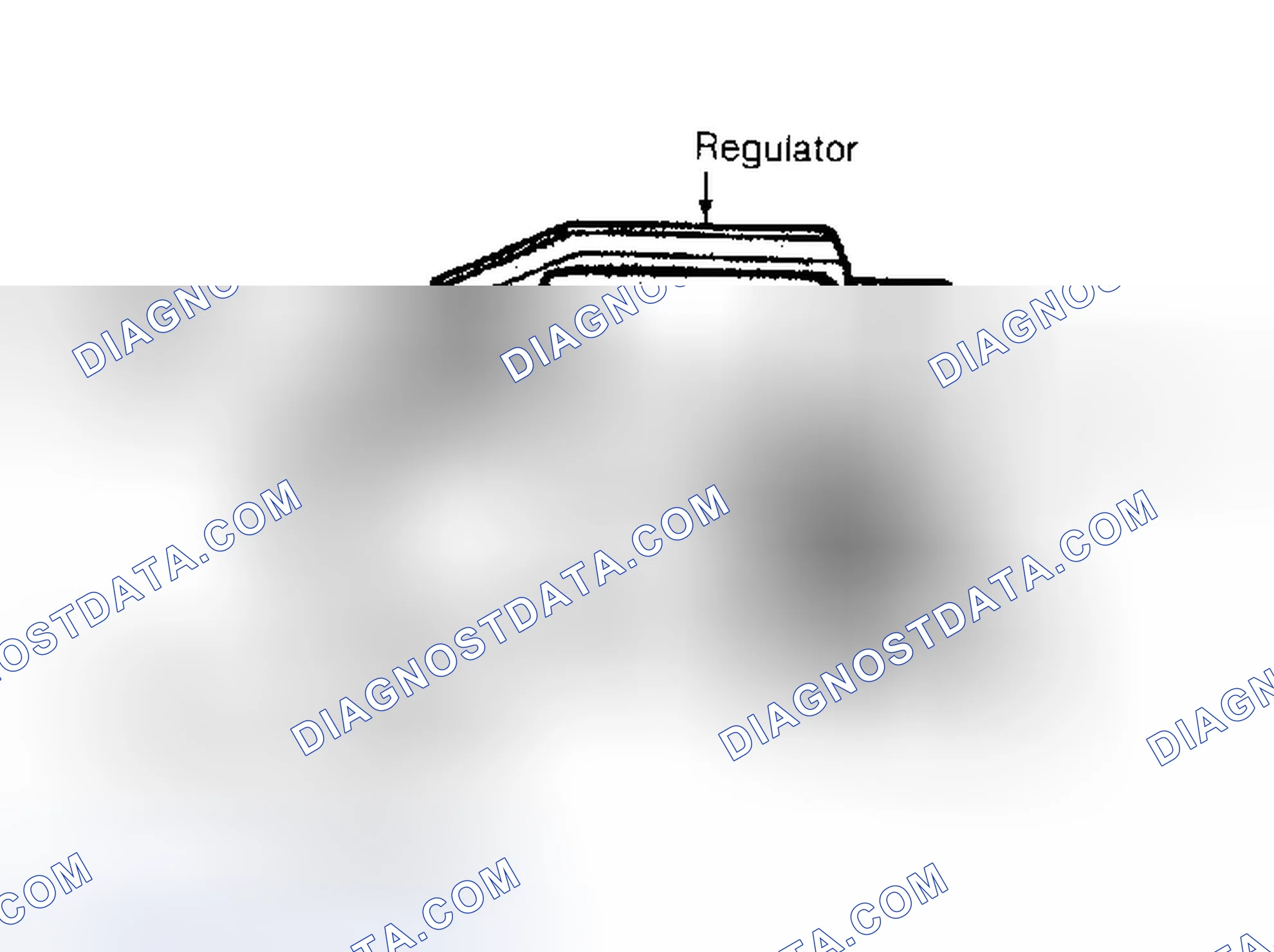Scheme 8: Identifying Brush Holder, Regulator & Regulator Connector Assembly Connections (Model CS144)