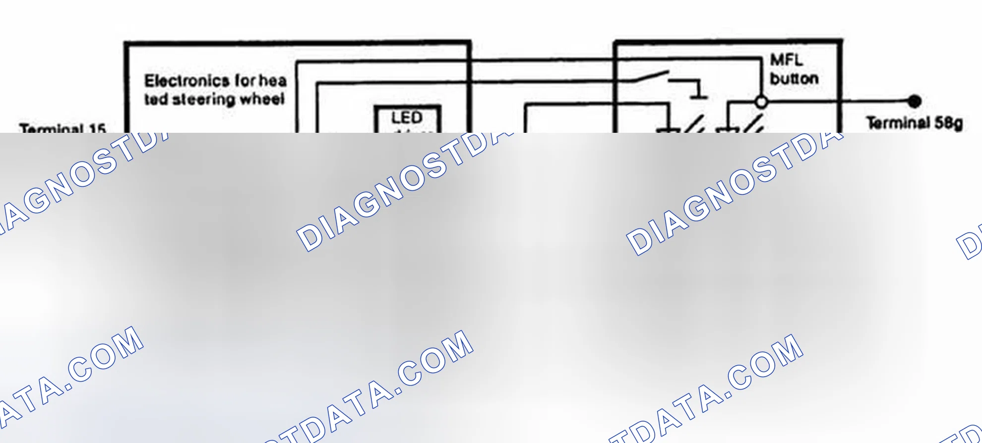 Scheme 366: Heated Steering Wheel Schematic