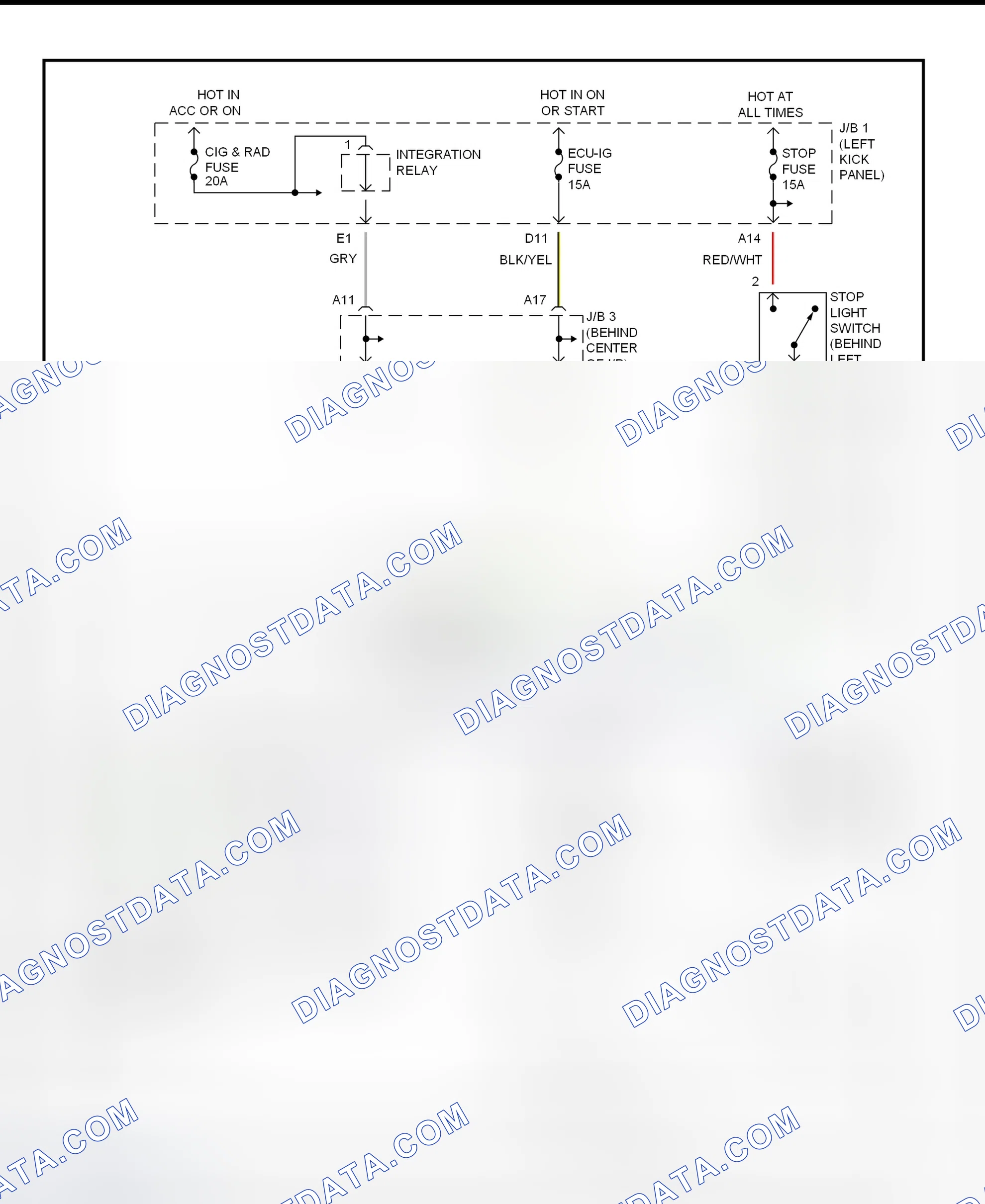 Scheme 13: Shift Interlock System Wiring Diagram (1995-96 Corolla)