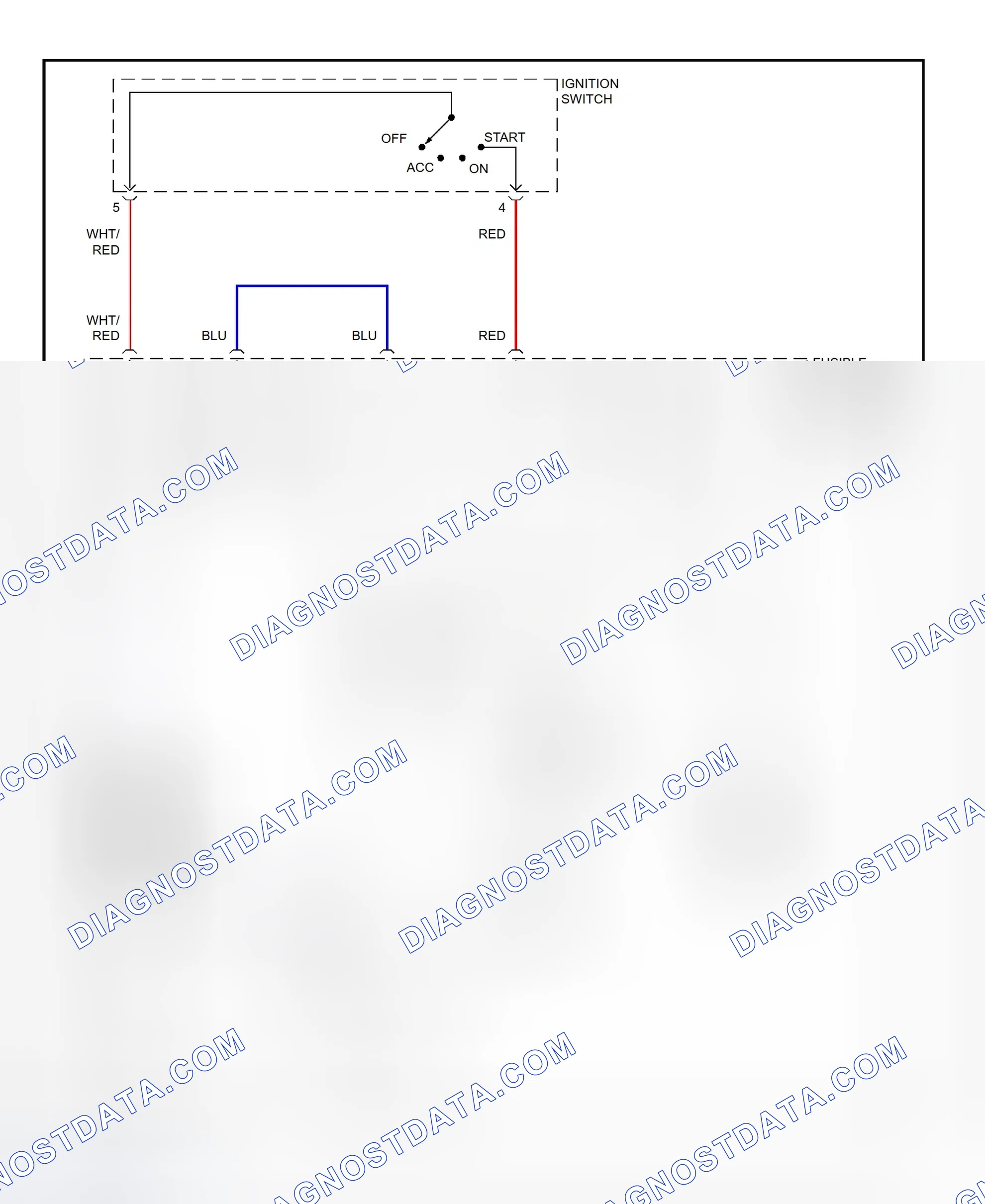 Fig. 29: Starting System Wiring Diagram (MR2)