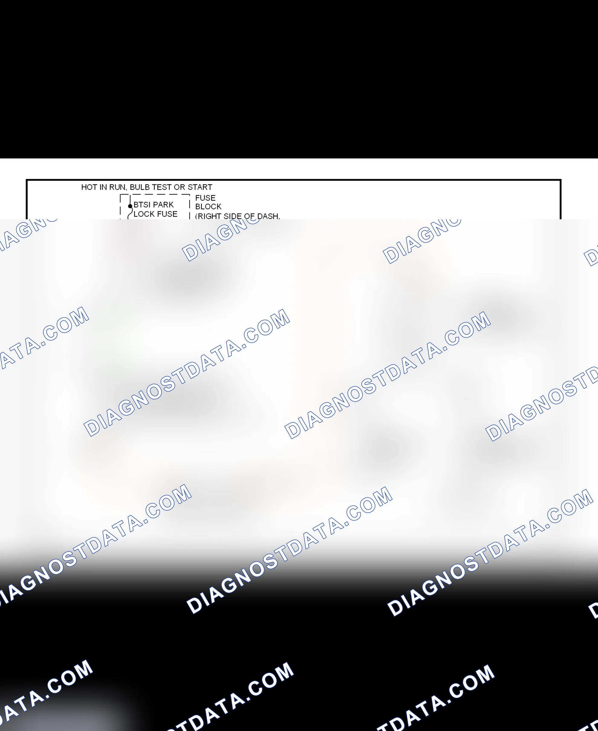 Fig. 35: Shift Interlock System Wiring Diagram (1999 Intrigue)