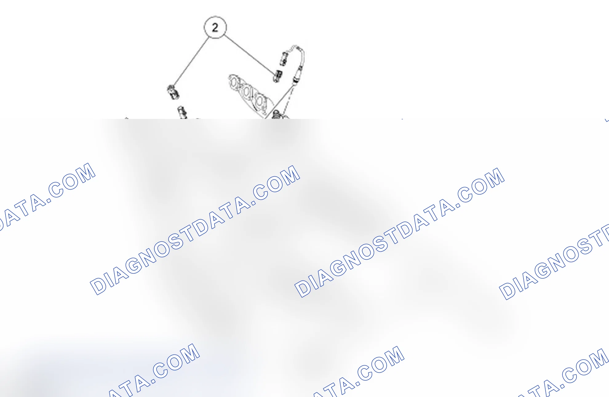 Scheme 13: Heated Oxygen Sensor (HO2S) and Catalyst Monitor Sensor - Exploded View, 4.2L