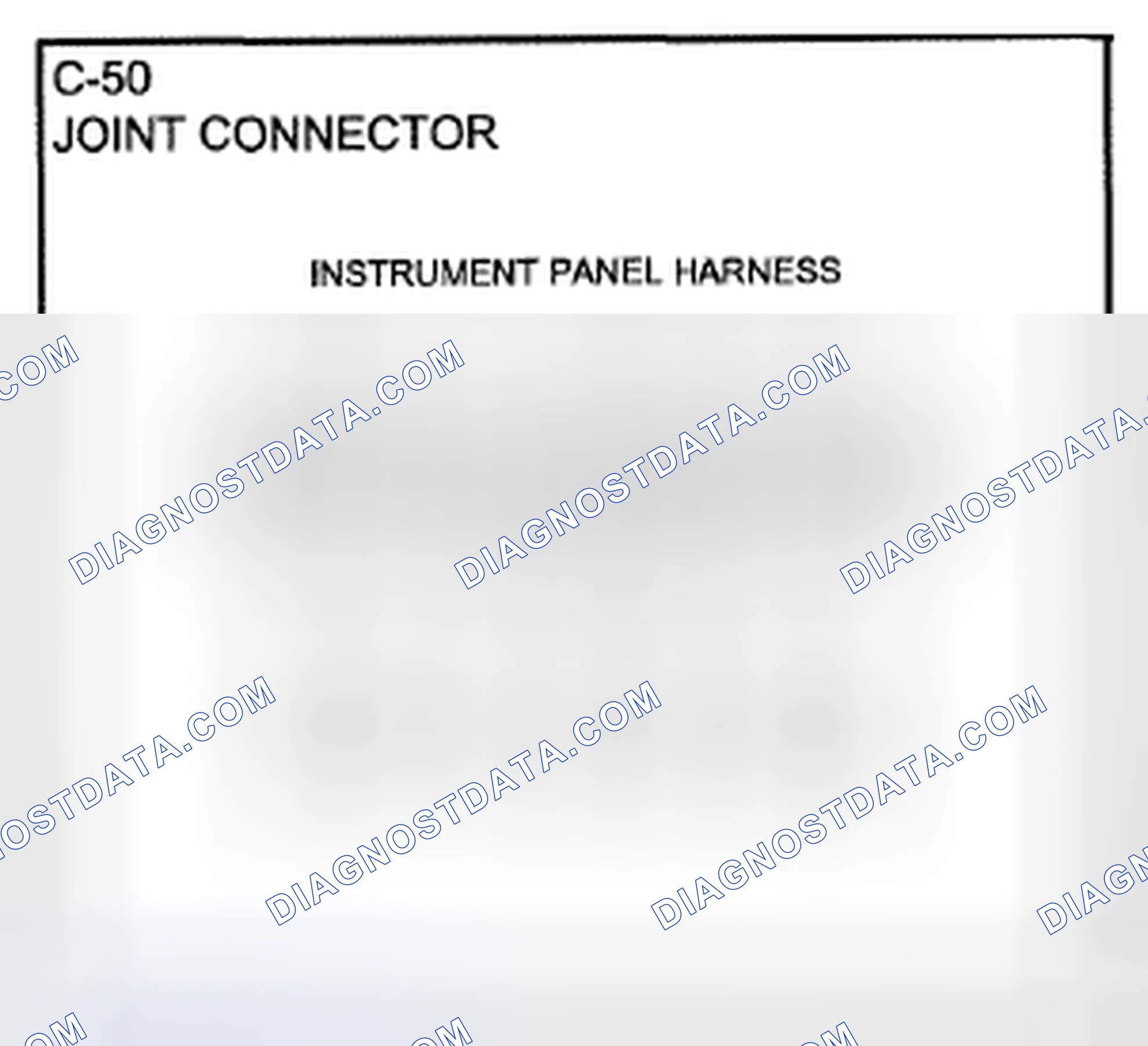 Scheme 76: Identifying Joint Connector Terminals (C-50)