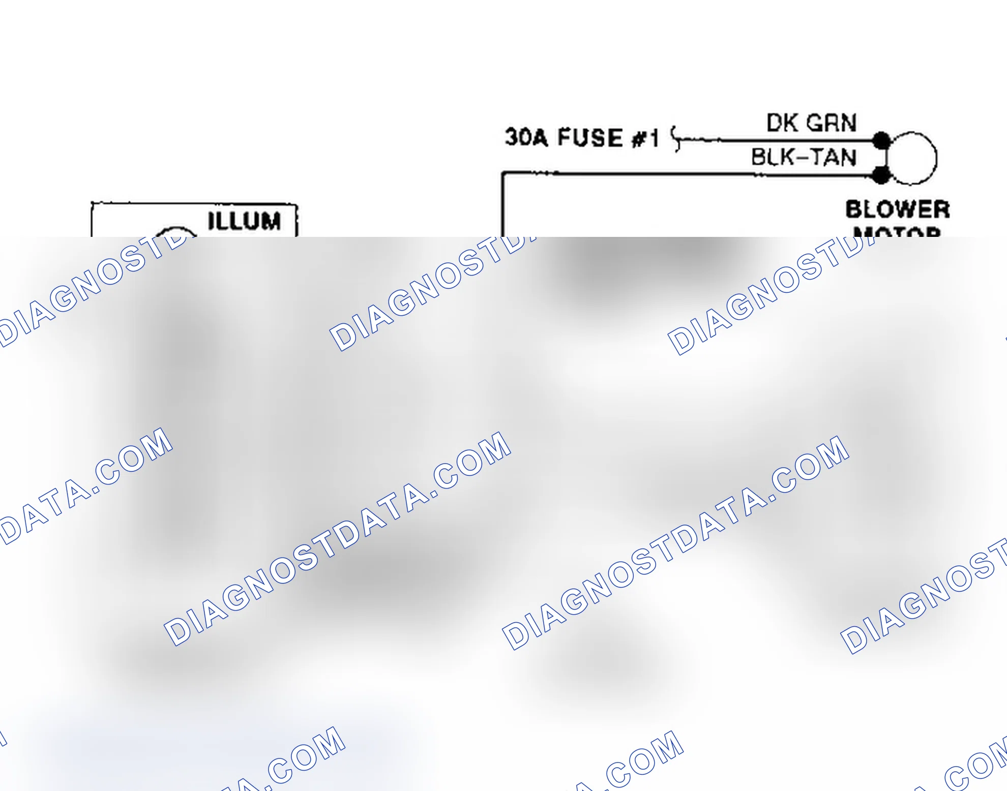 Scheme 7: Heater Wiring Diagram (Daytona & LeBaron Coupe & Convertible)