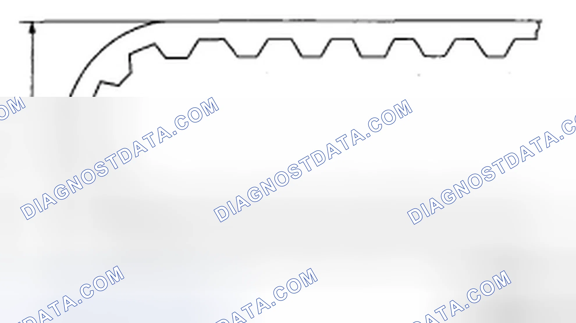 Fig. 107: Identifying Timing Belt Bending Diameter