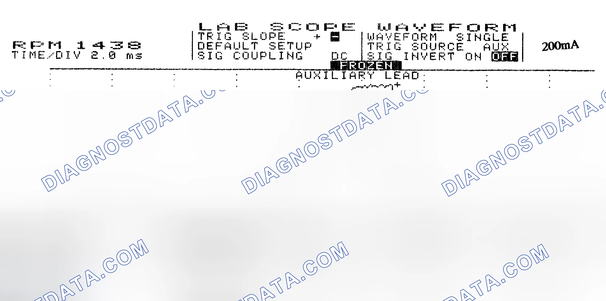 Scheme 15: Single Injector w/Normal Current Flow - Current Pattern