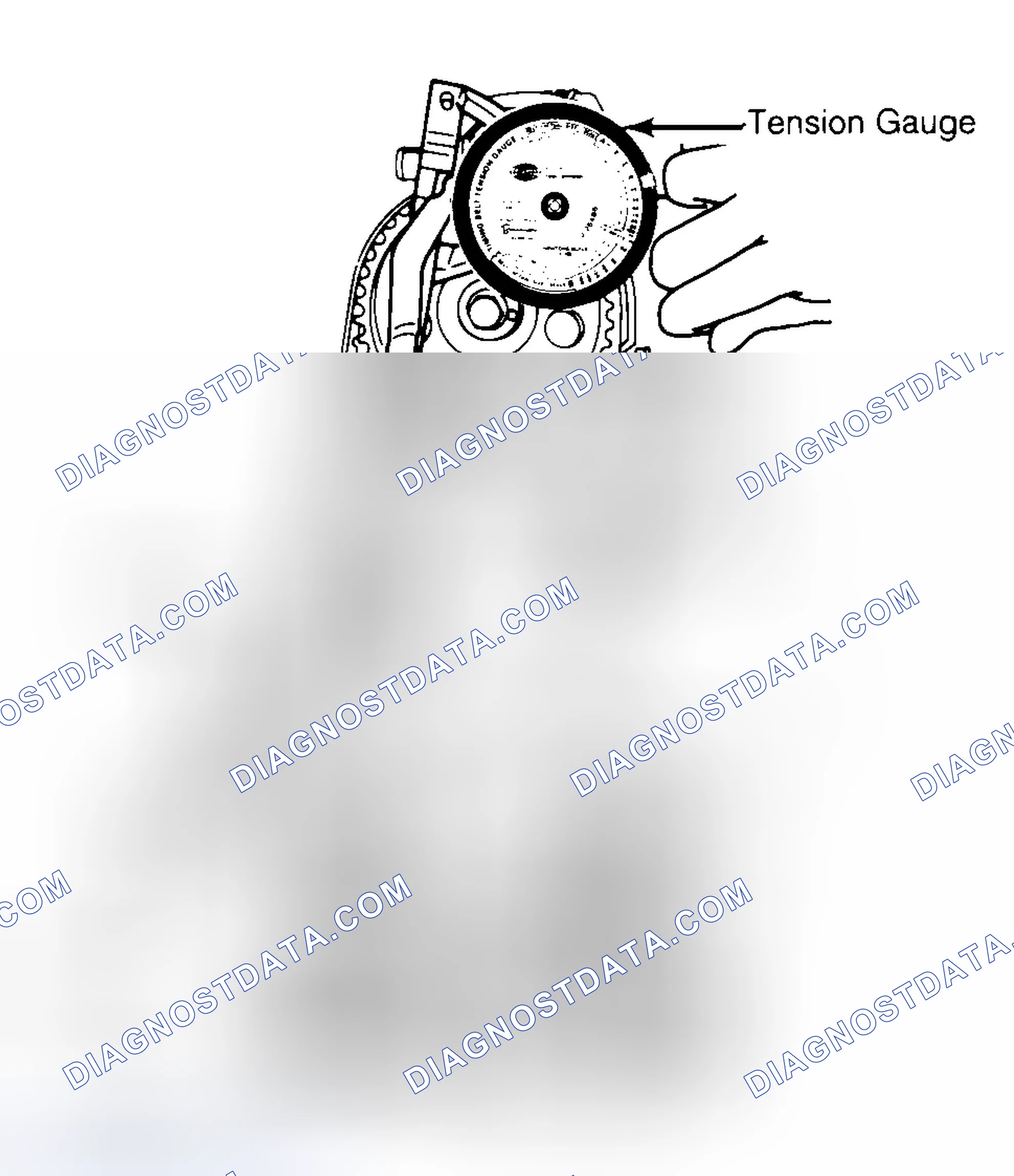 Scheme 3: Adjusting Typical Timing Belt Tension