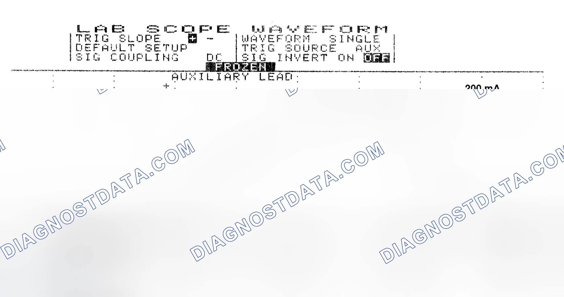 Scheme 13: Single Injector w/Normal Current Flow - Current Pattern
