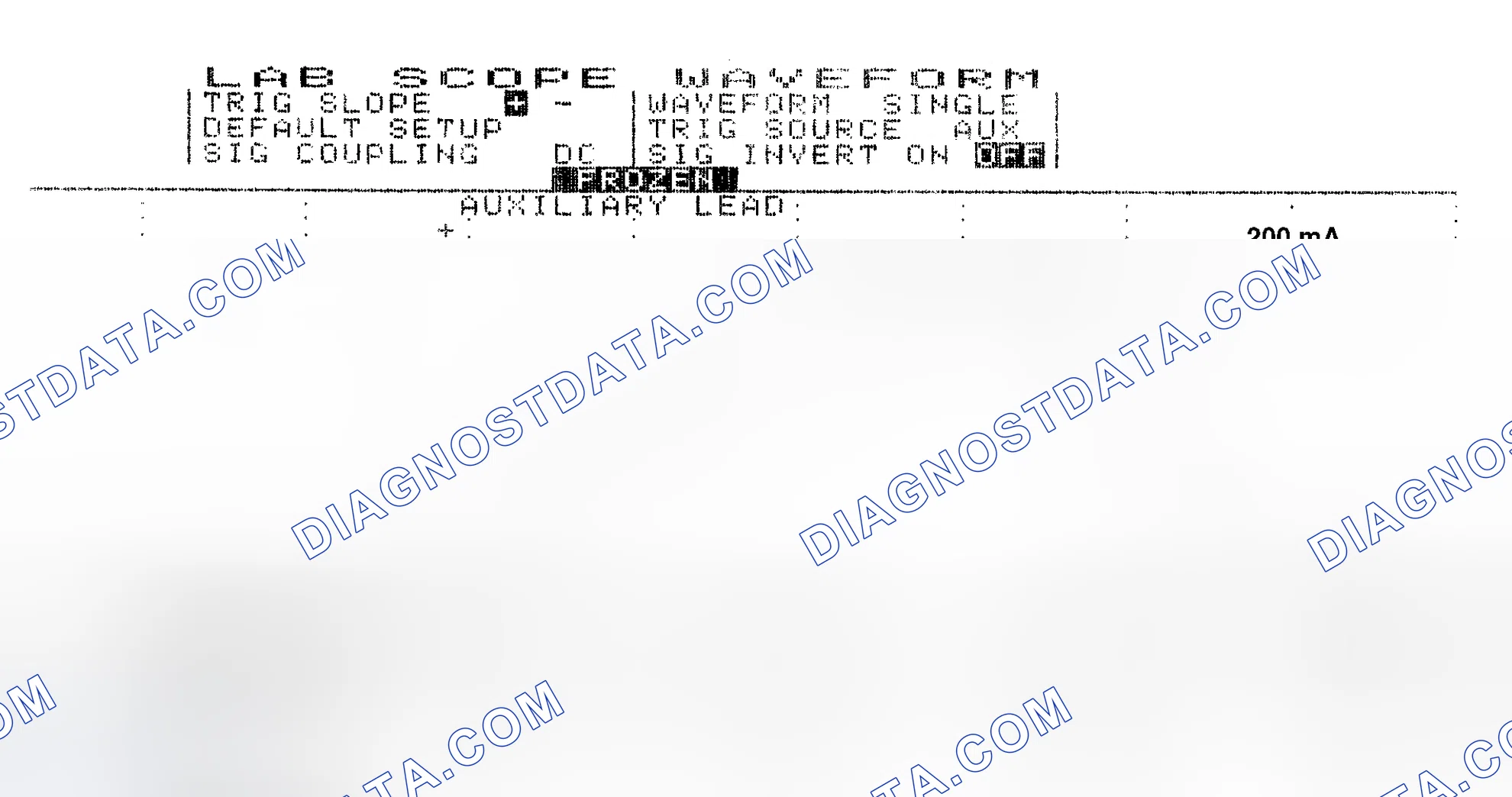 Scheme 13: Single Injector w/Normal Current Flow - Current Pattern