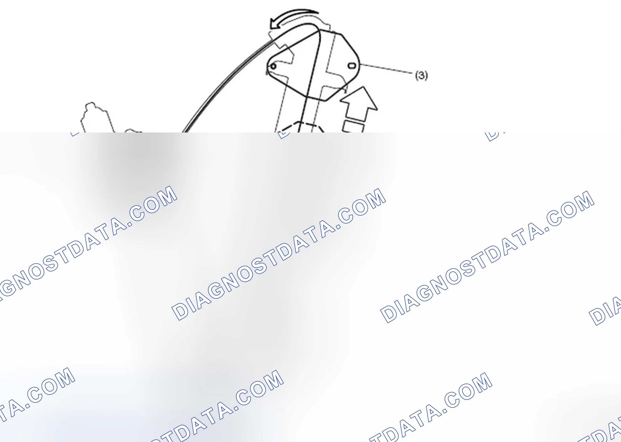 Scheme 2: Power Window Operation Diagram (Glass Moving Up)