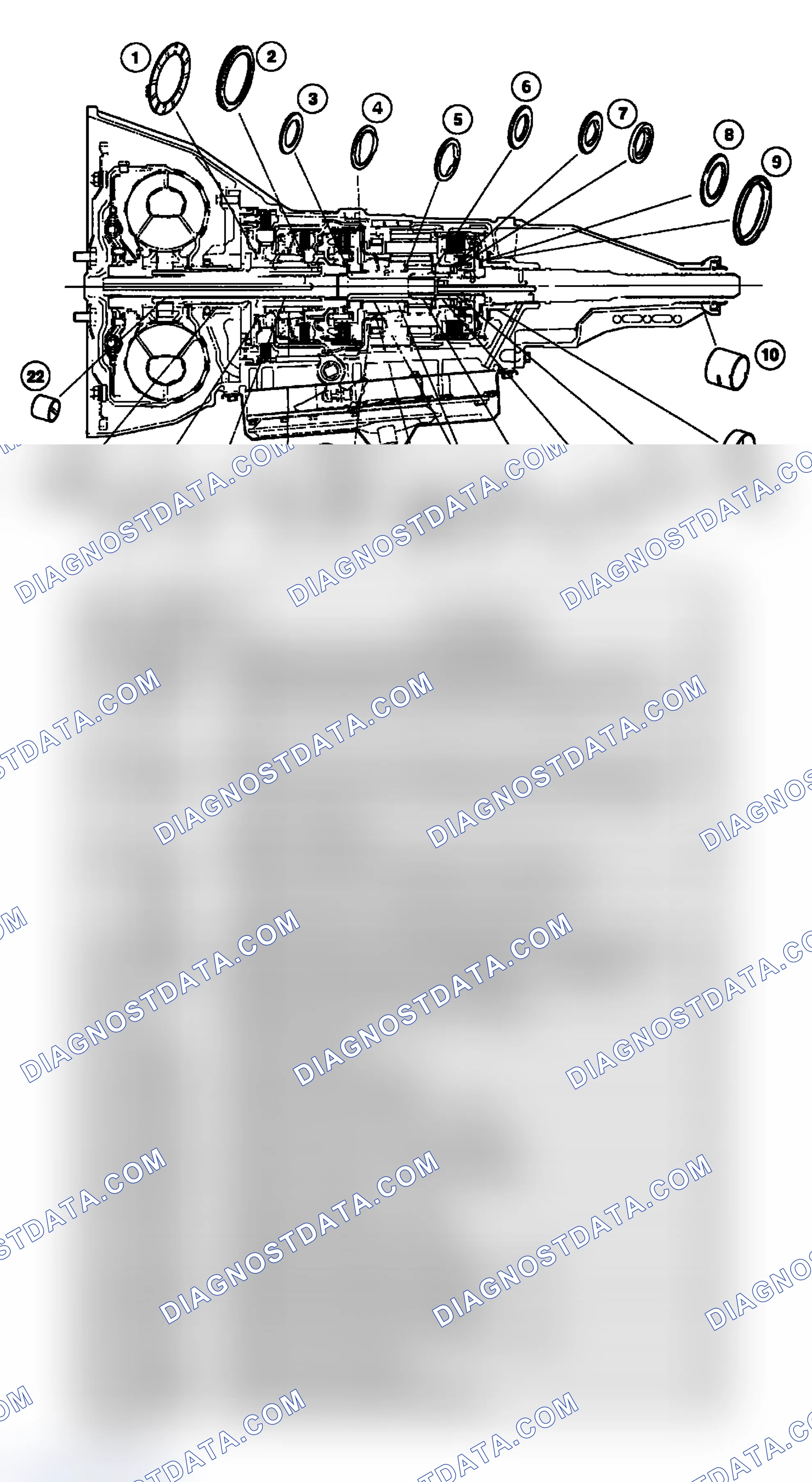 Scheme 9: Bushings, Bearing And Thrust Washer Locator