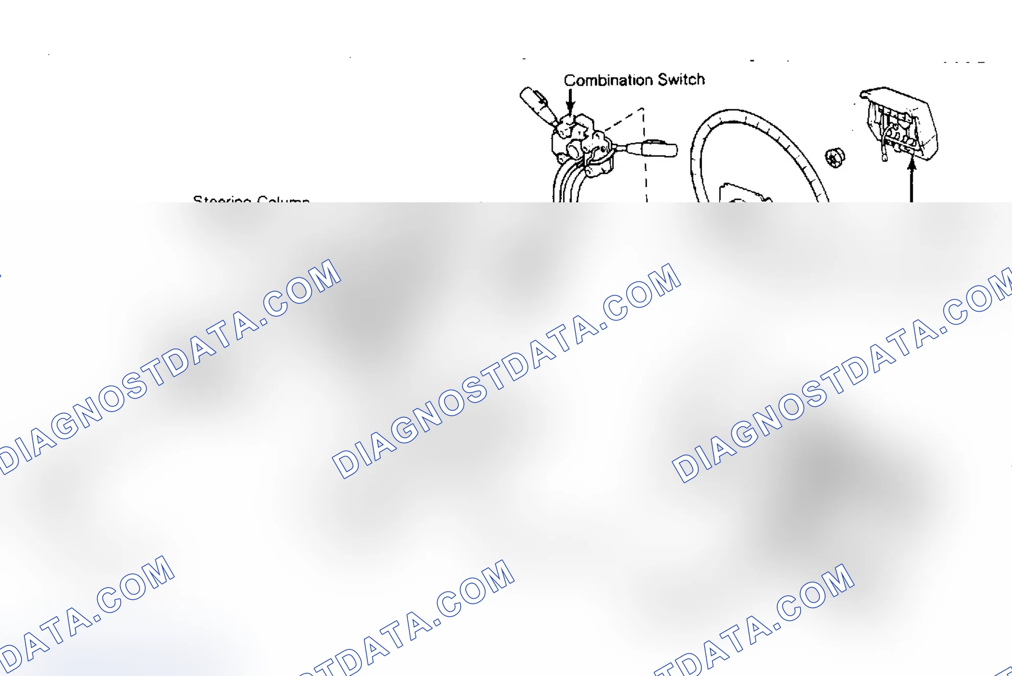 Scheme 4: Exploded View of Camry and Corolla Steering Column