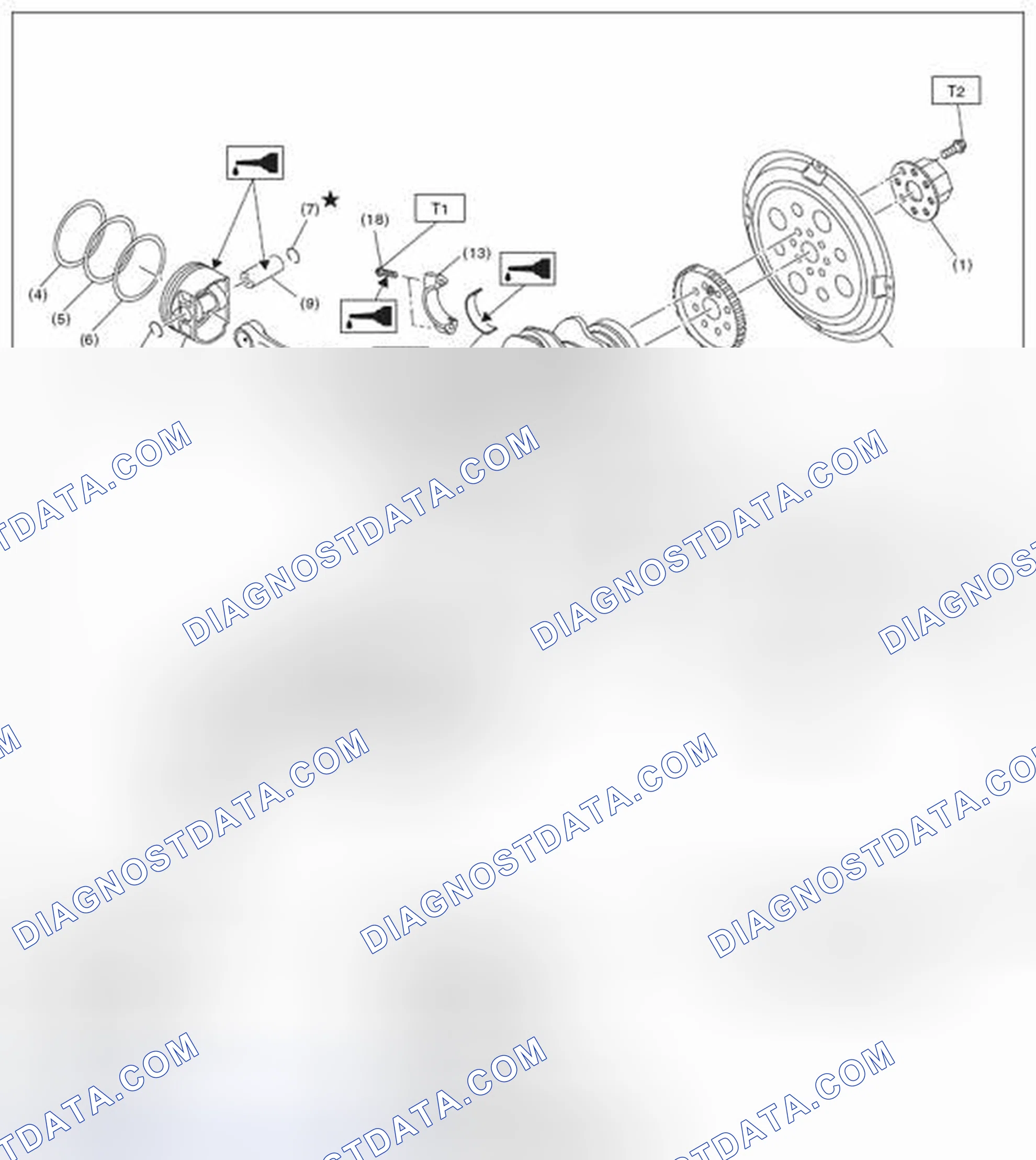 Scheme 475: CRANKSHAFT AND PISTON