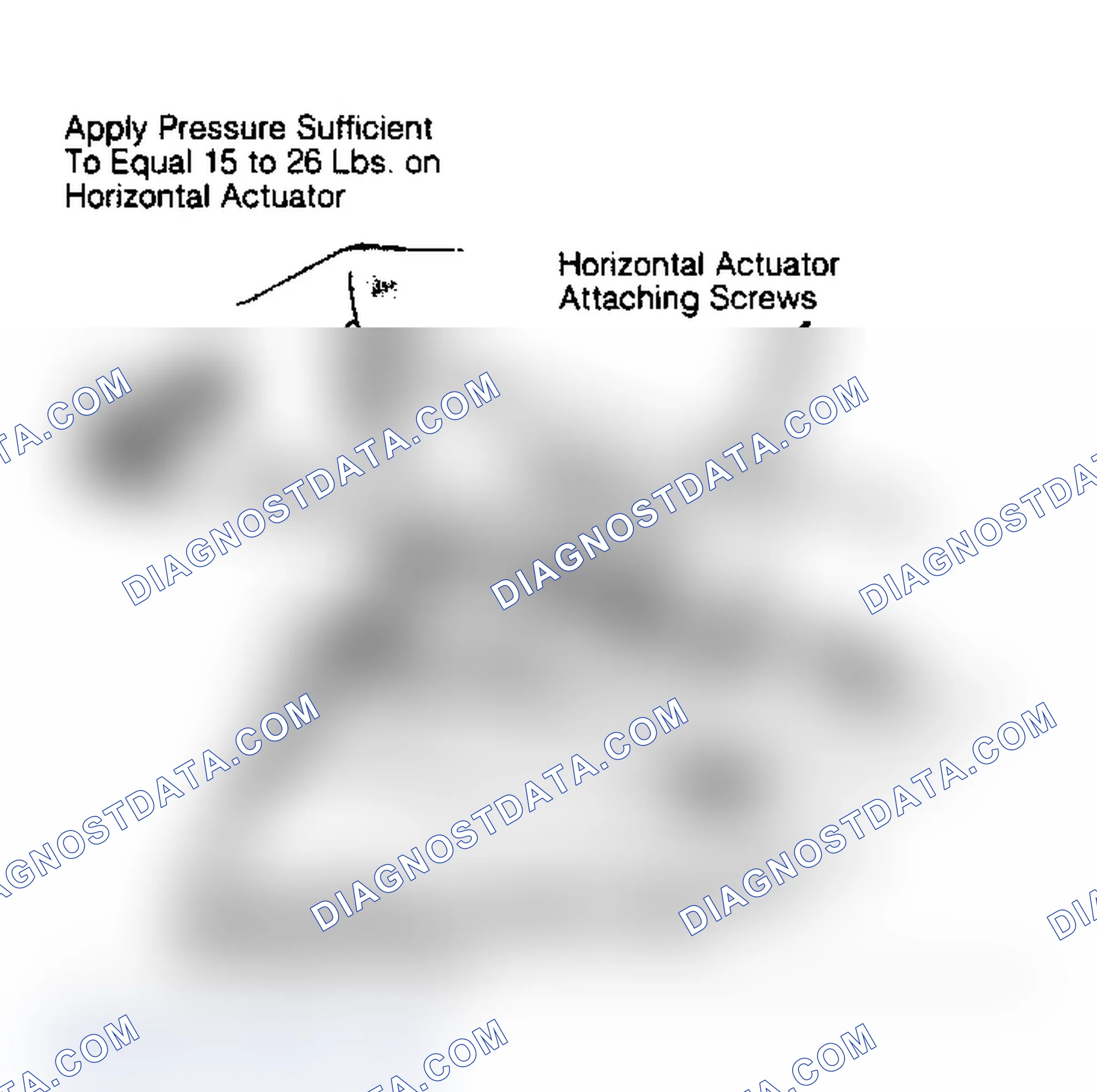 Scheme 1: Horizontal Actuator Adjustment