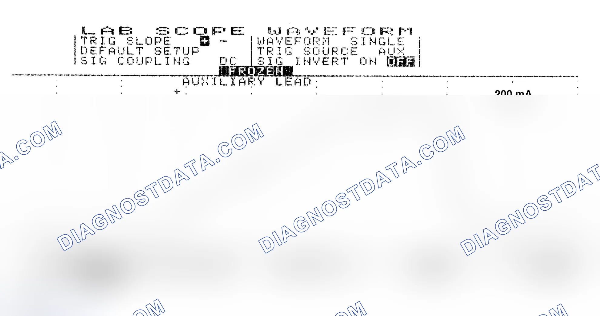Scheme 13: Single Injector w/Normal Current Flow - Current Pattern