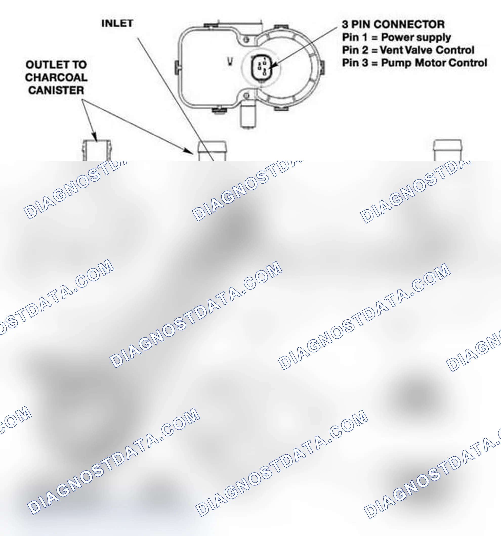 Scheme 535: Identifying DM-TL (Diagnosis Module - Tank Leakage) Diagram