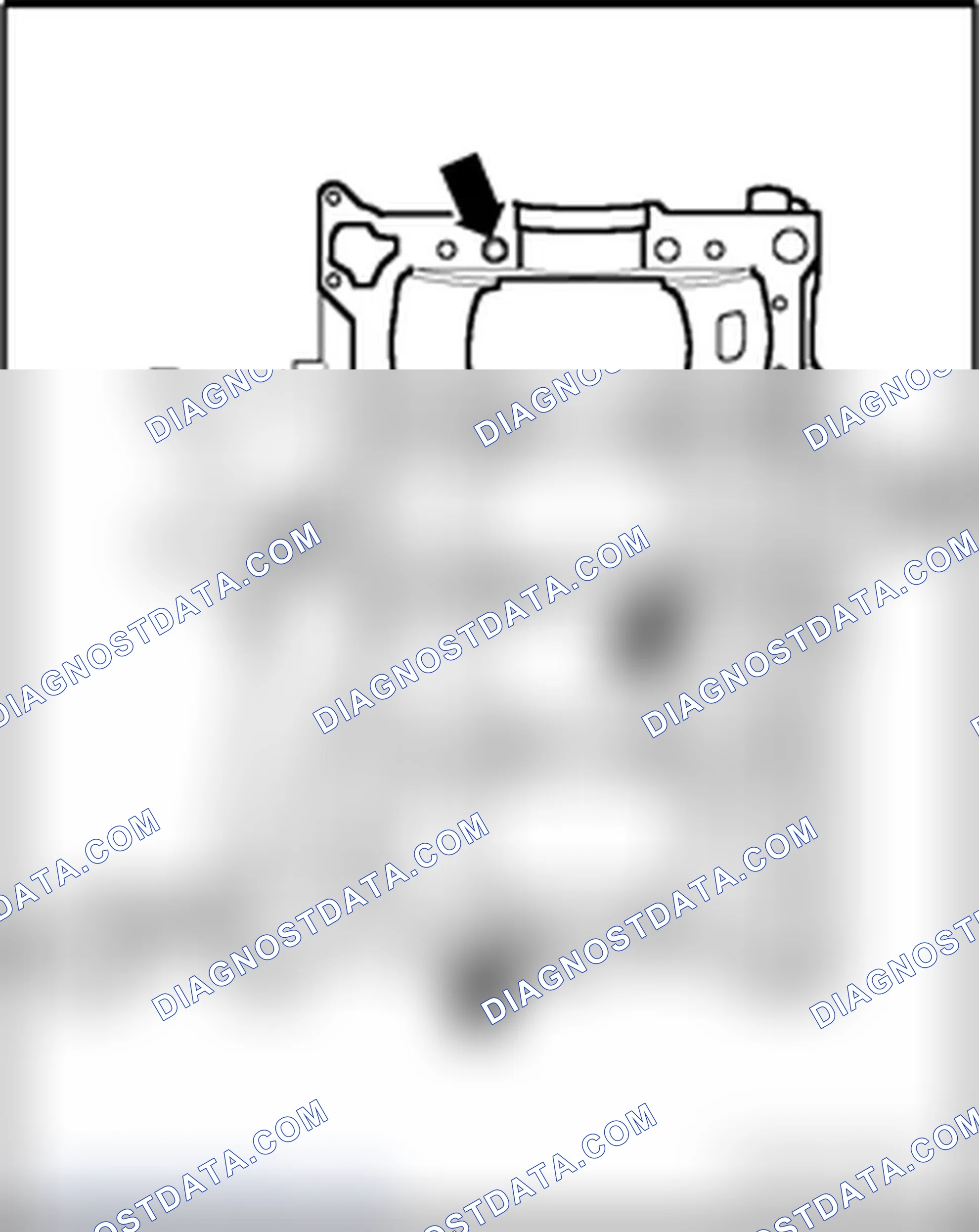 Scheme 358: Installation position of alignment bushings