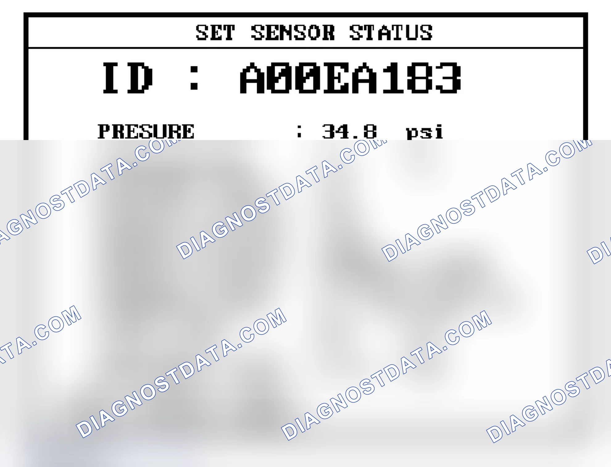 Scheme 1: TPMS RESET - PROCEDURE 2