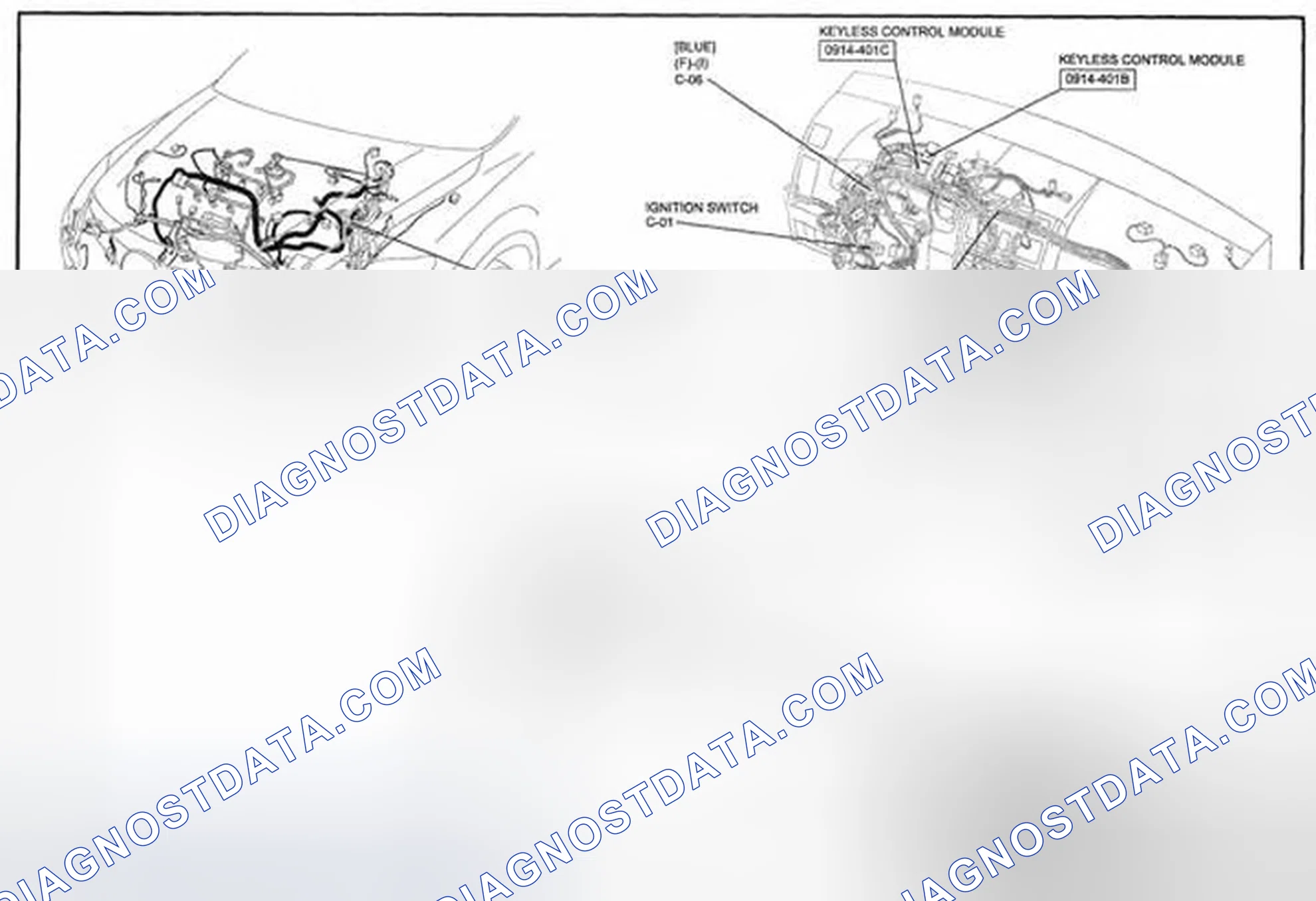 Scheme 225: Keyless Entry System (With Advanced Keyless Entry And Start System) Wiring Diagram - 0914-4a (2 Of 2)