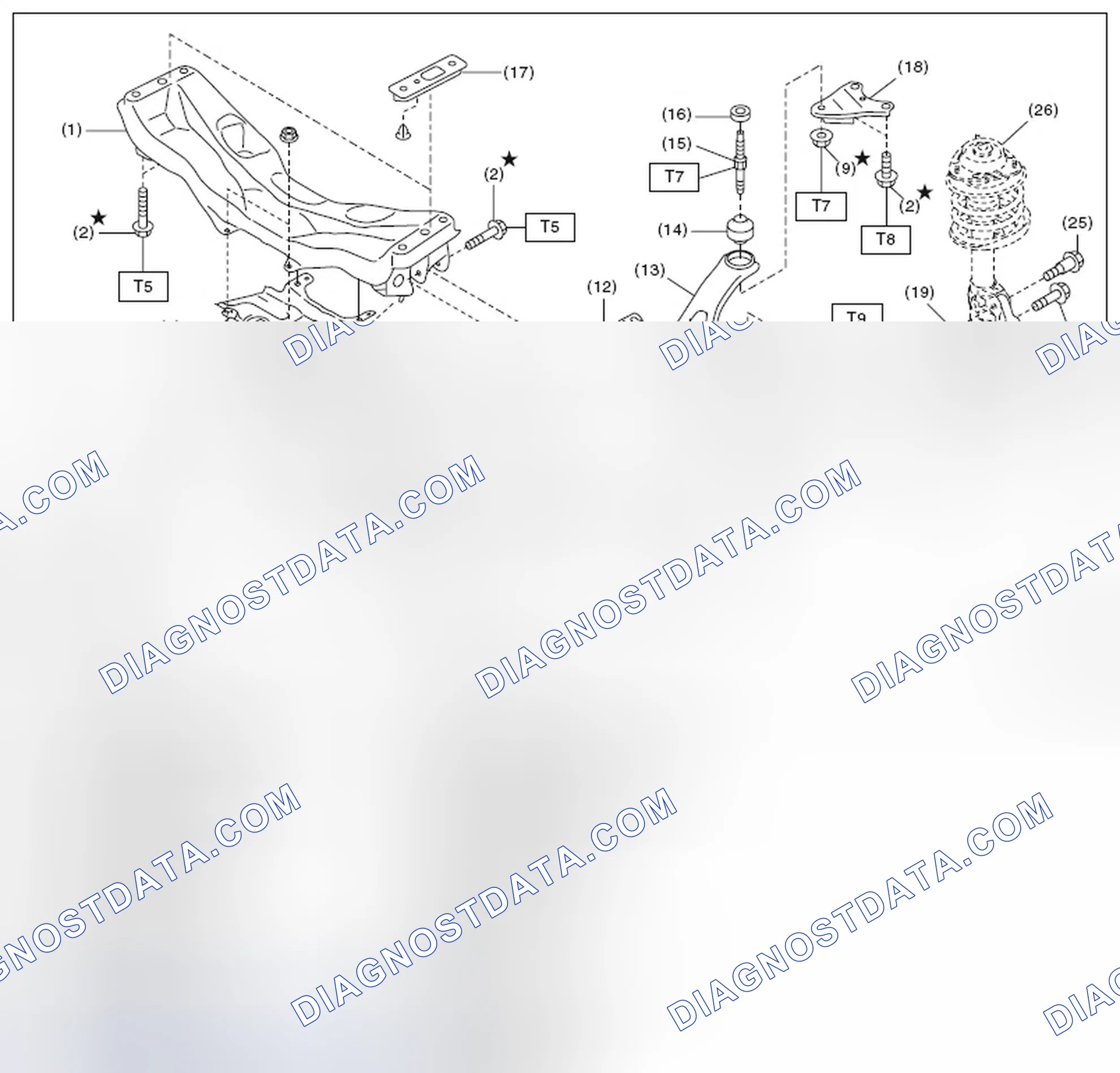 Scheme 5: FRONT SUSPENSION