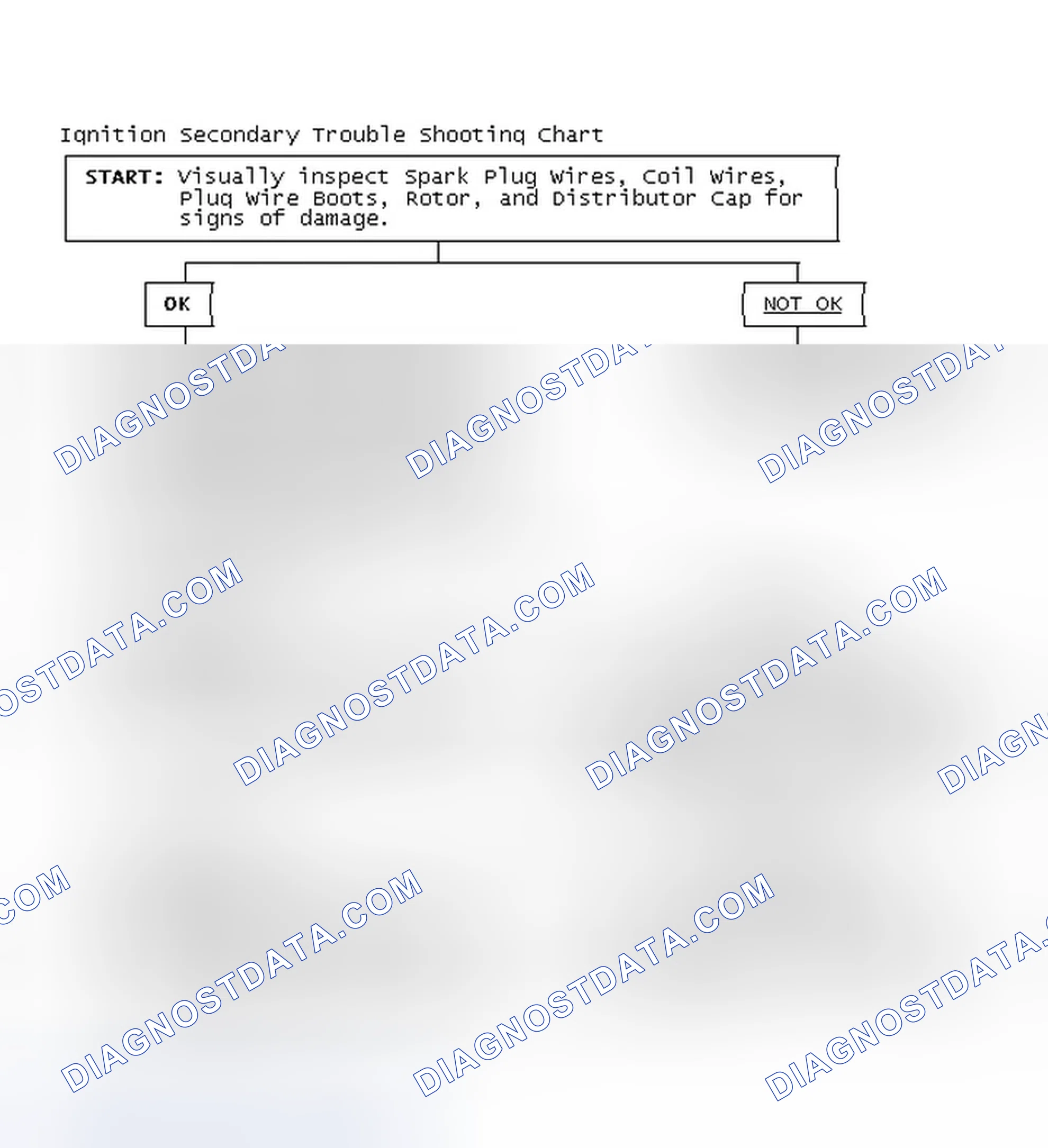 Scheme 1: Ignition Secondary Trouble Shooting Chart