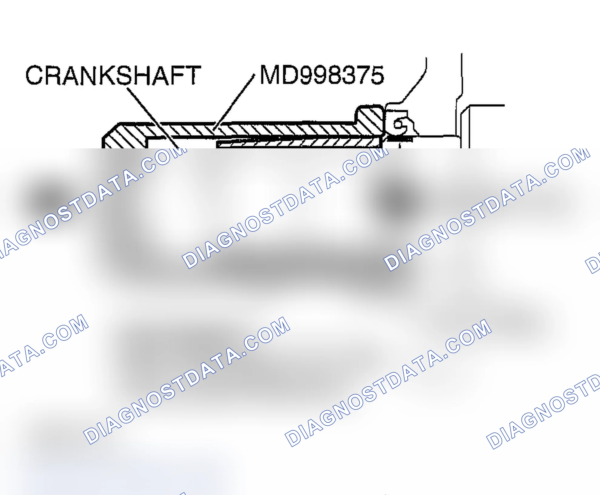 Scheme 859: >> C << CRANKSHAFT FRONT OIL SEAL INSTALLATION