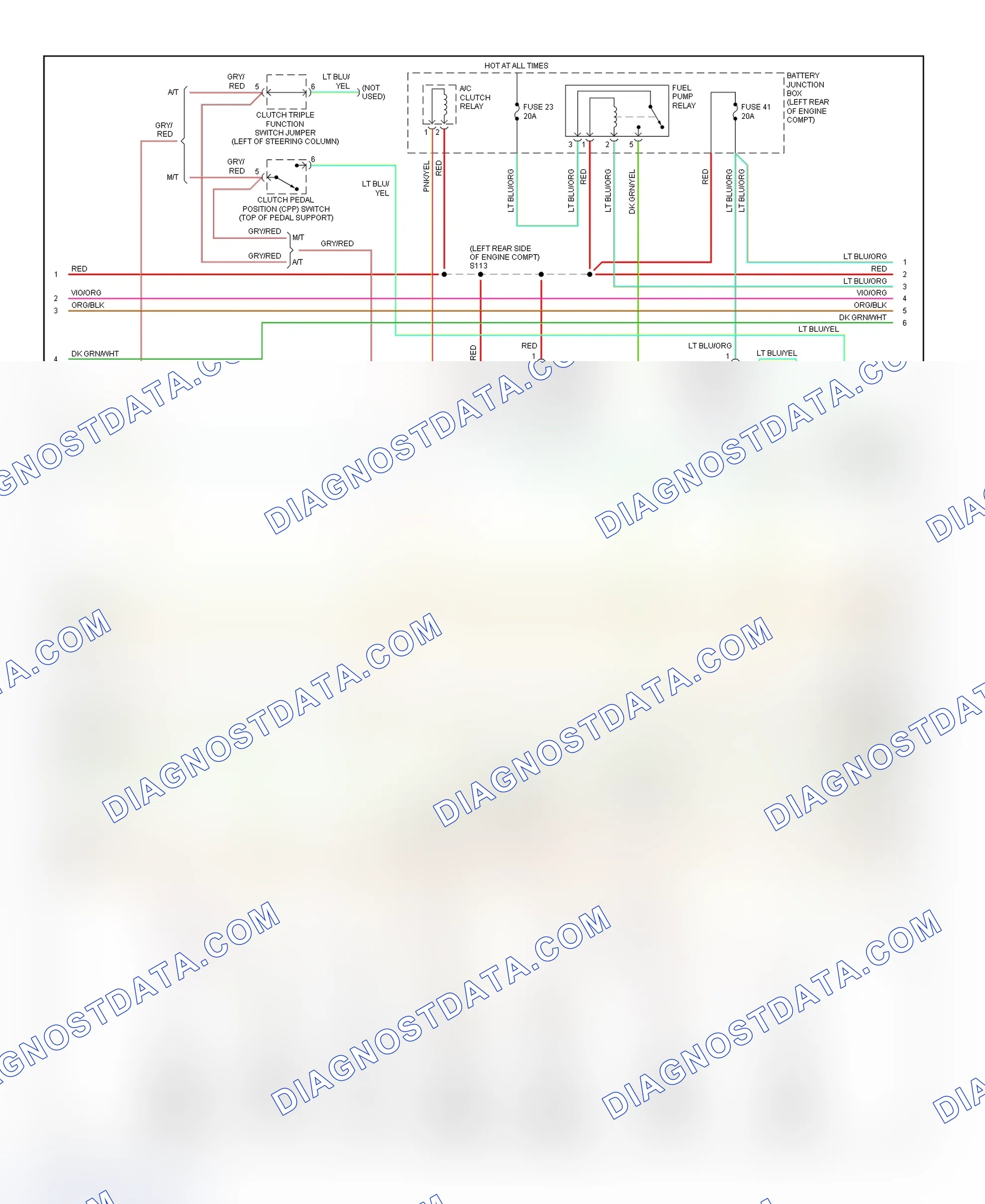 Scheme 159: PCM Wiring Diagram (Ranger - 4.0L - 2 Of 4)