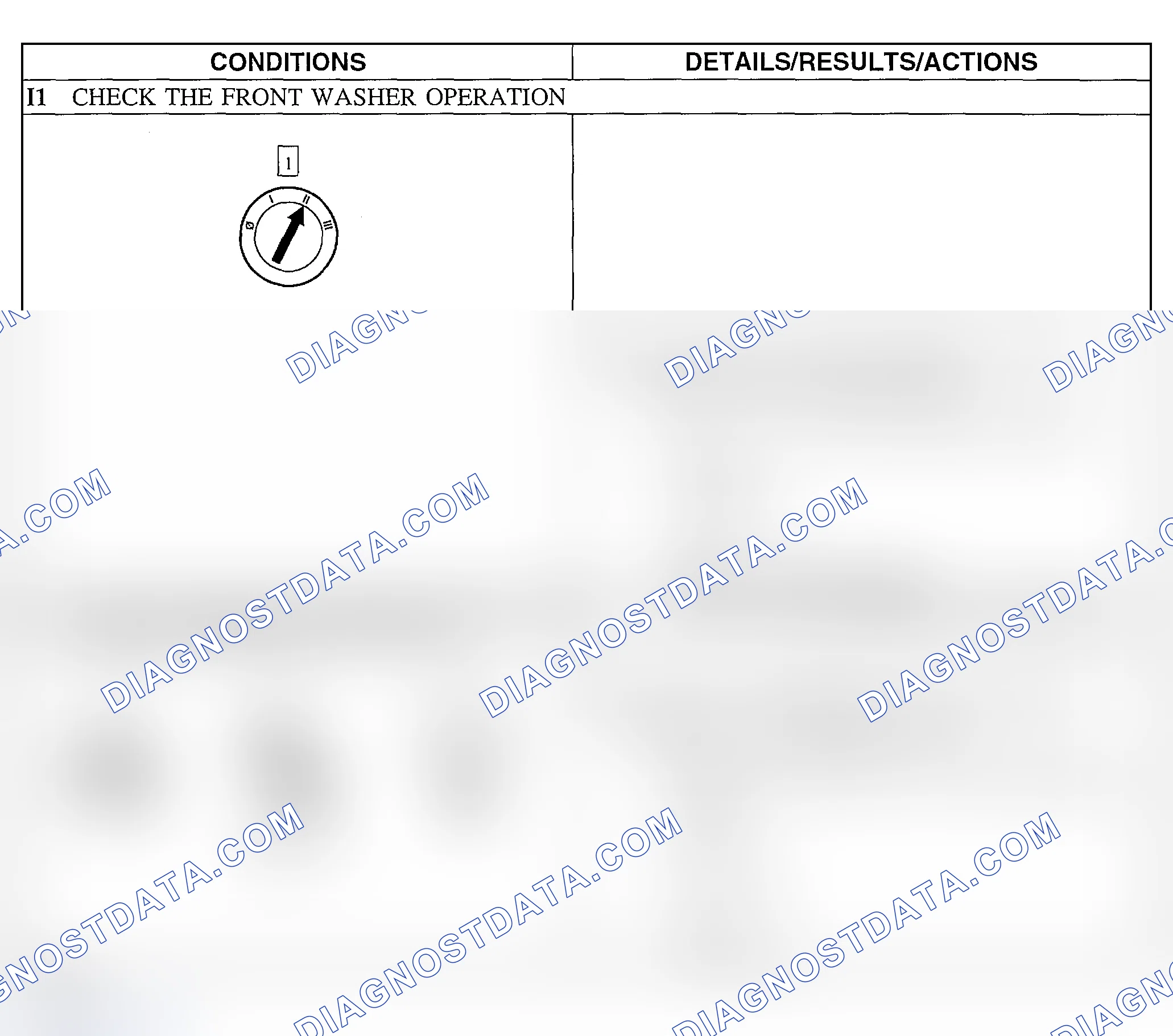 Scheme 66: Pinpoint Test I: The Rear Washer Pump Is Inoperative