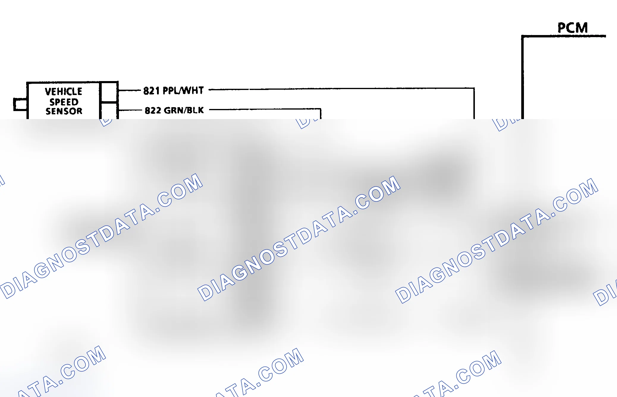 Scheme 191: Code 24 Schematic ("G" Series) Vehicle Speed Sensor Transmission Output Signal