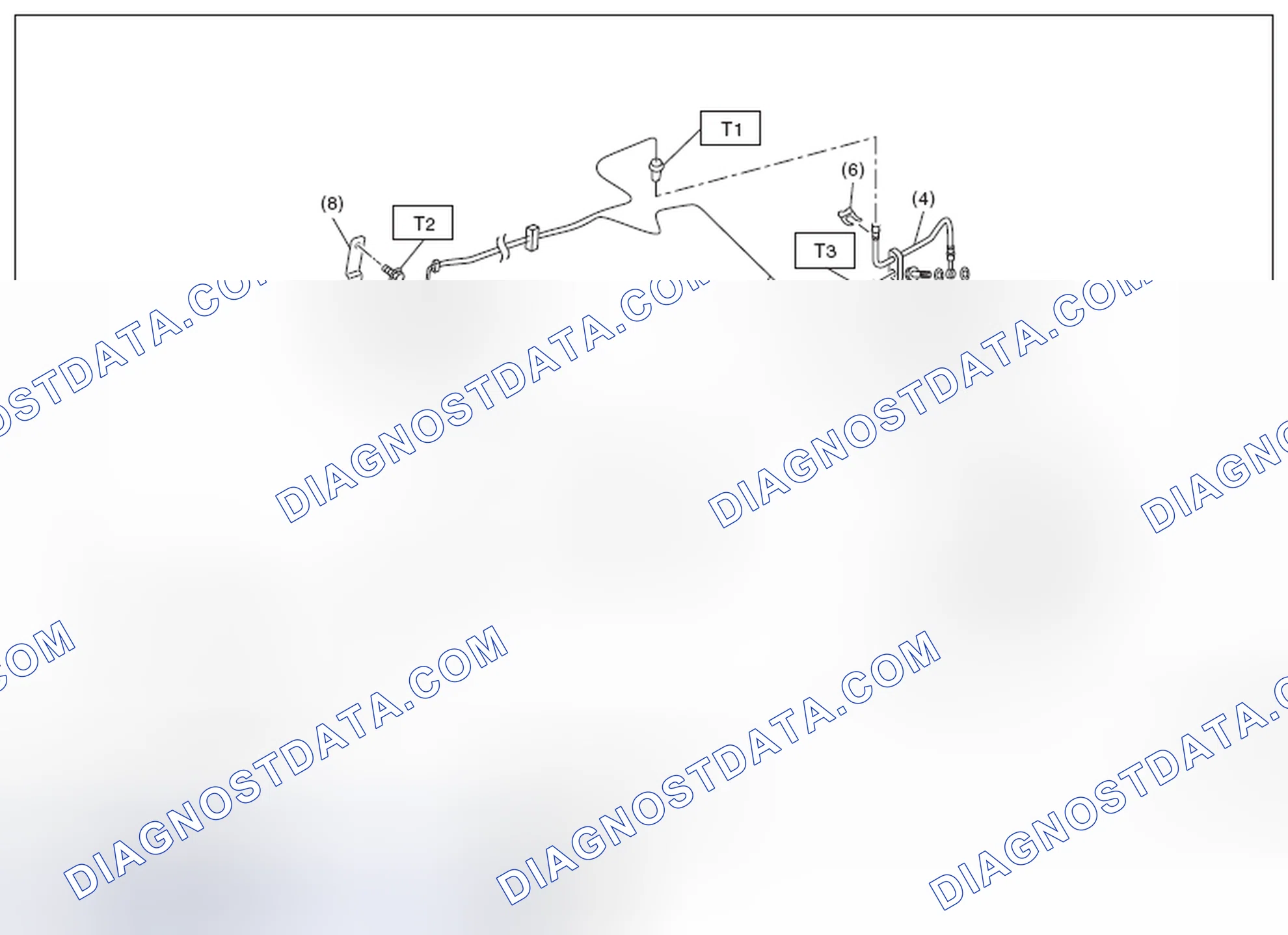 Scheme 14: CENTER AND REAR BRAKE PIPES AND HOSES