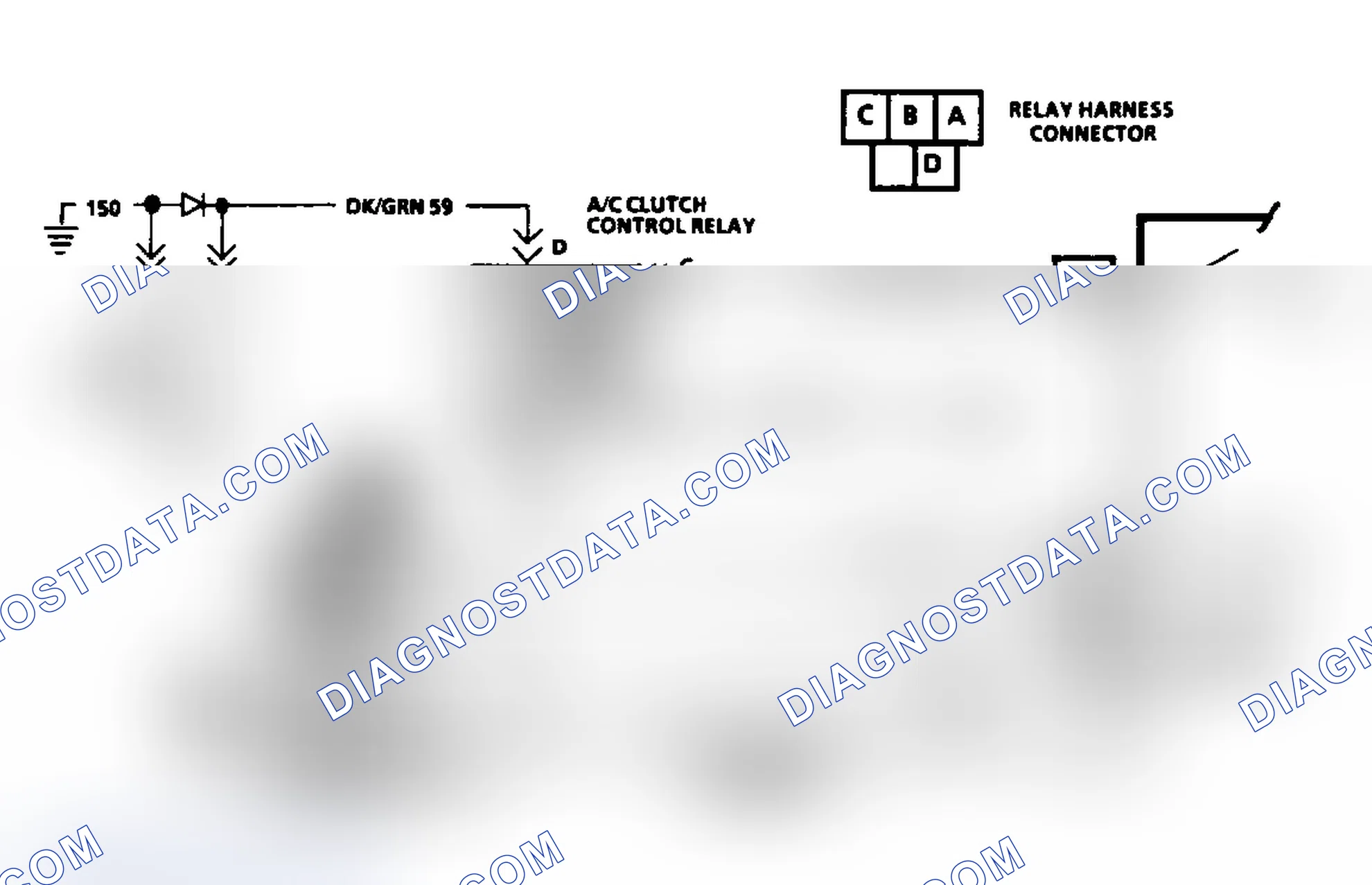 Scheme 272: Chart C10 Schematic, A/C Clutch Control (2.0L VIN K)